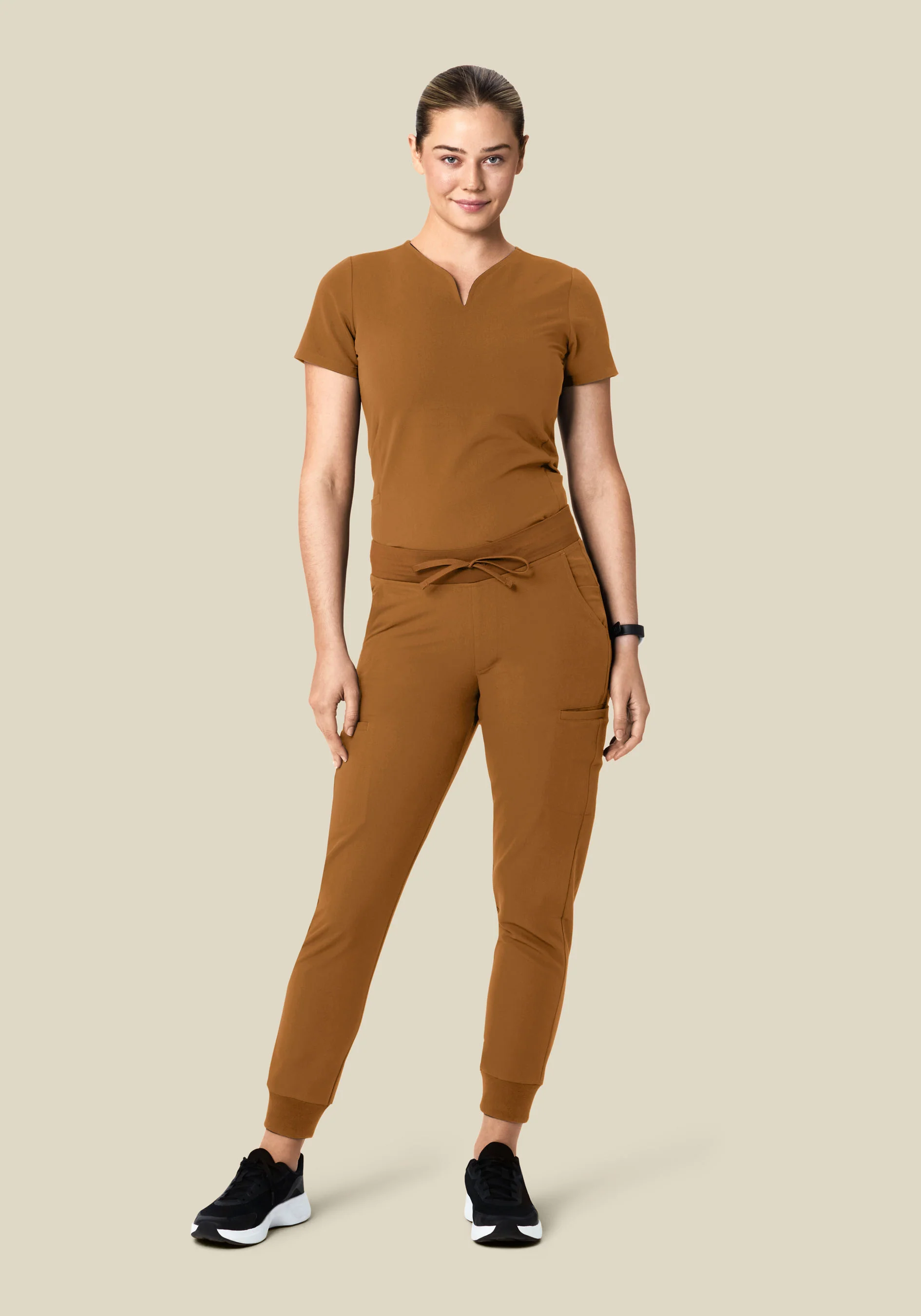 11 Pocket Joggers Camel - Image 2