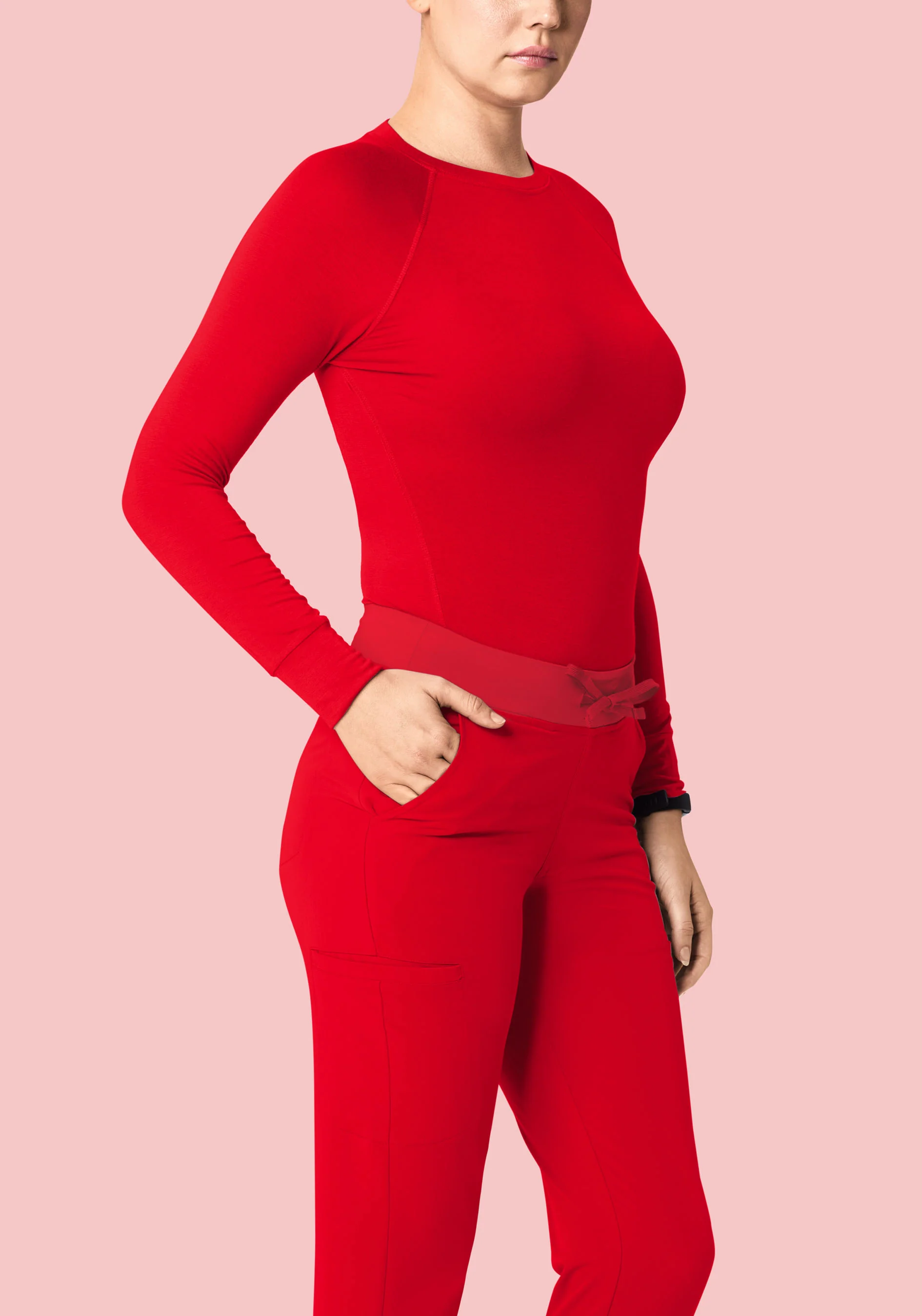 11 Pocket Joggers Candy Red - Image 3