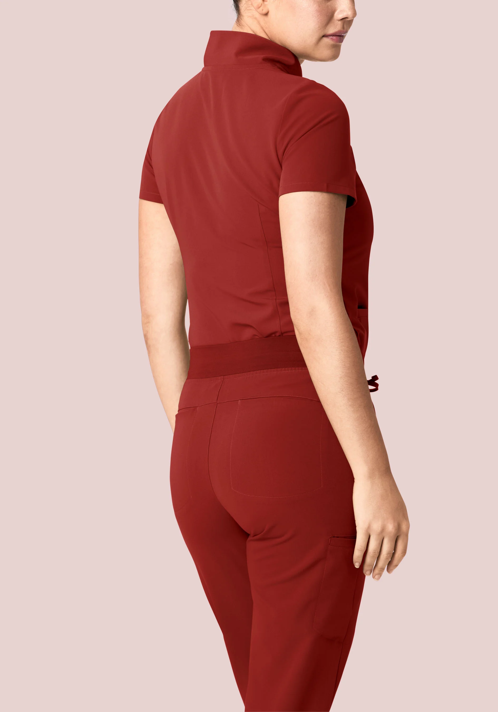 11 Pocket Joggers Rosewood - Image 4