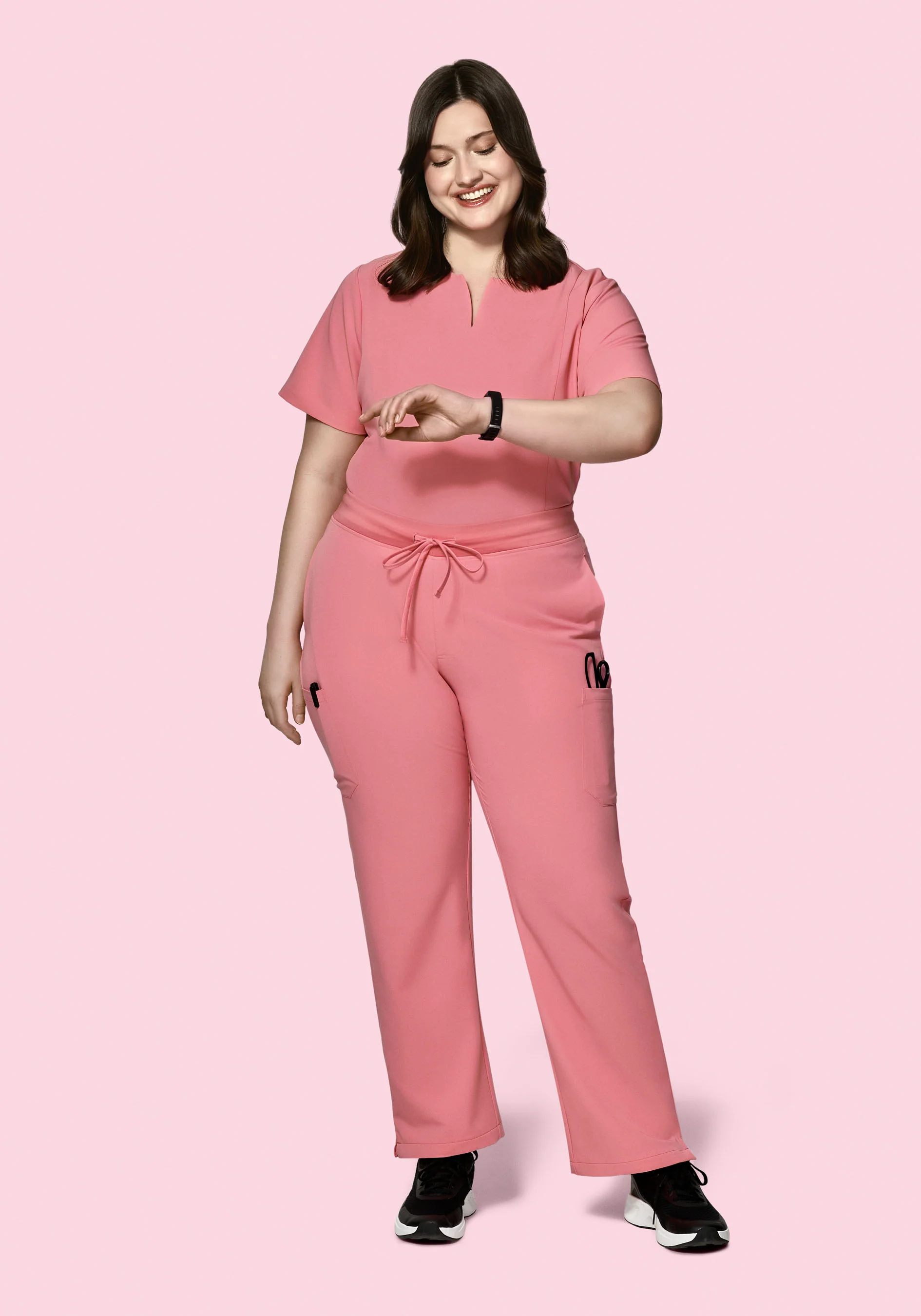5 Pocket Notch Neck Top Peony - Image 8
