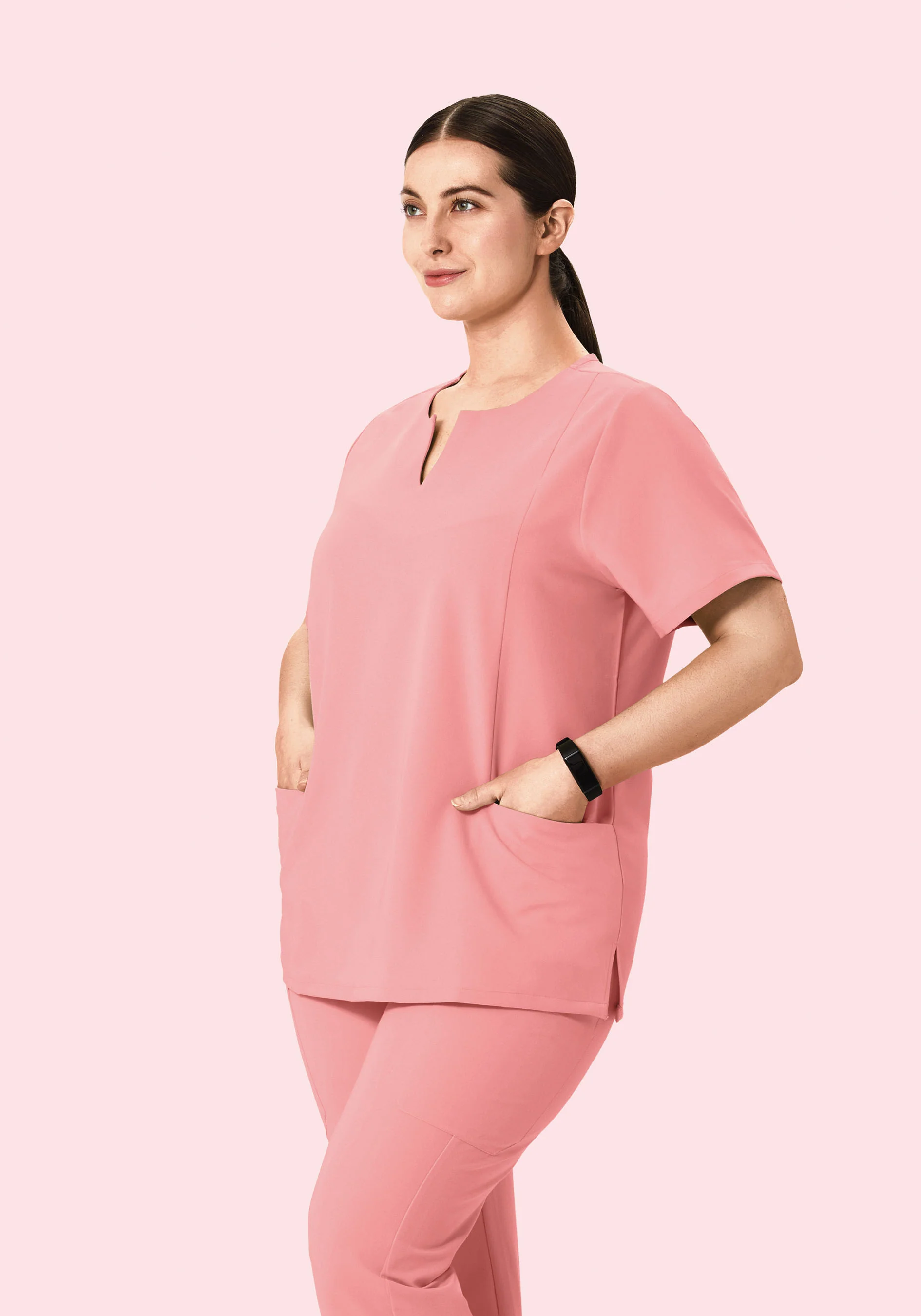 5 Pocket Notch Neck Top Sorbet - Image 5