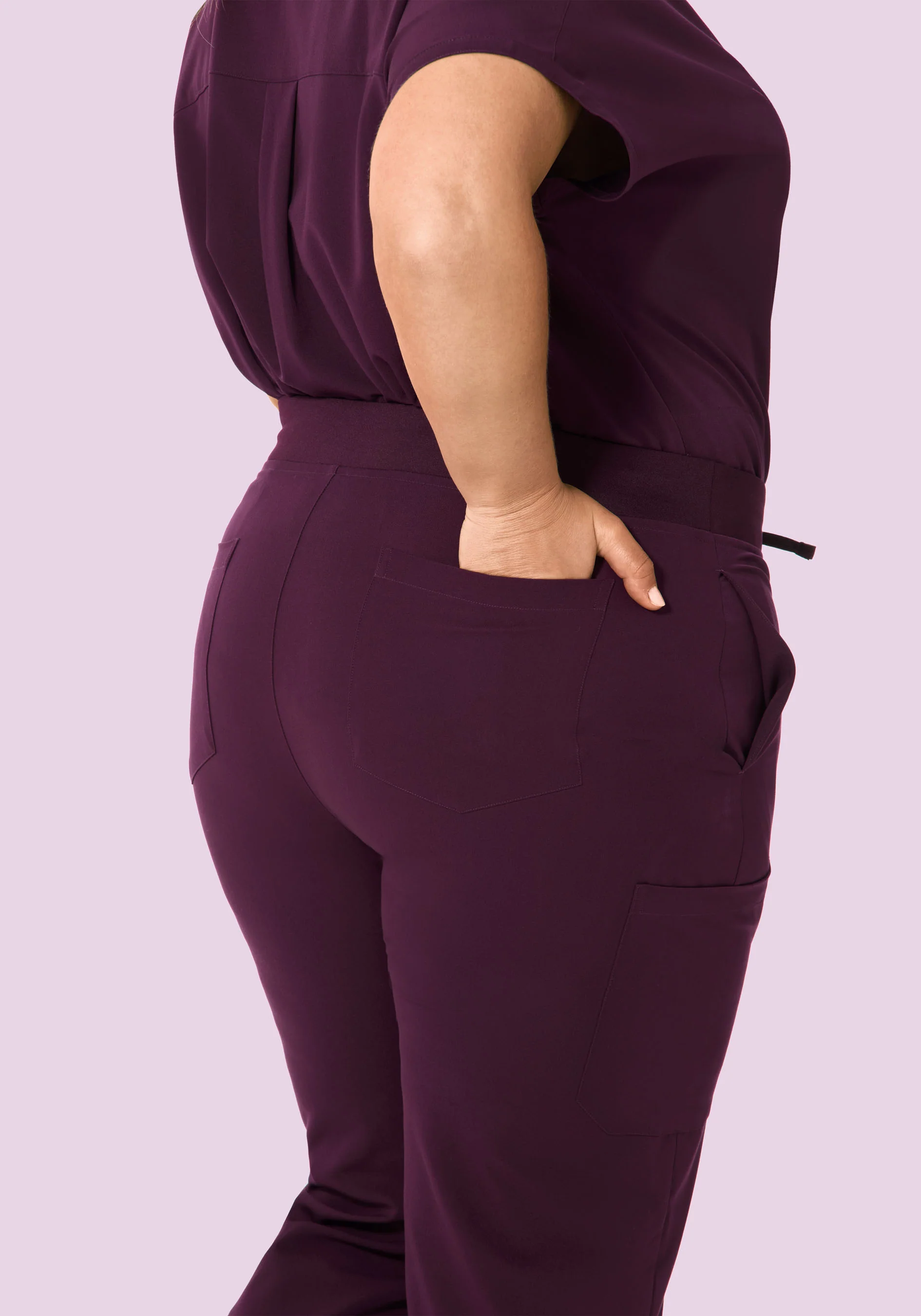 6 Pocket Slim Pants Açaí - Image 8