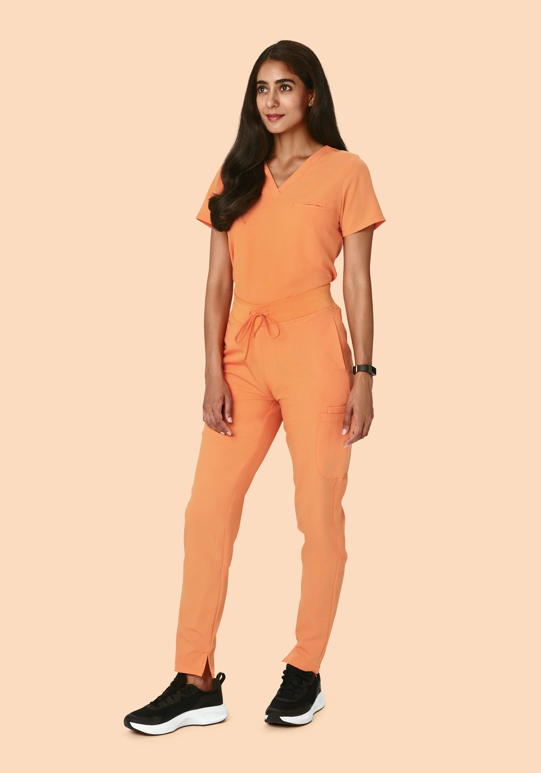 6 Pocket Slim Pants Cantaloupe - Image 2
