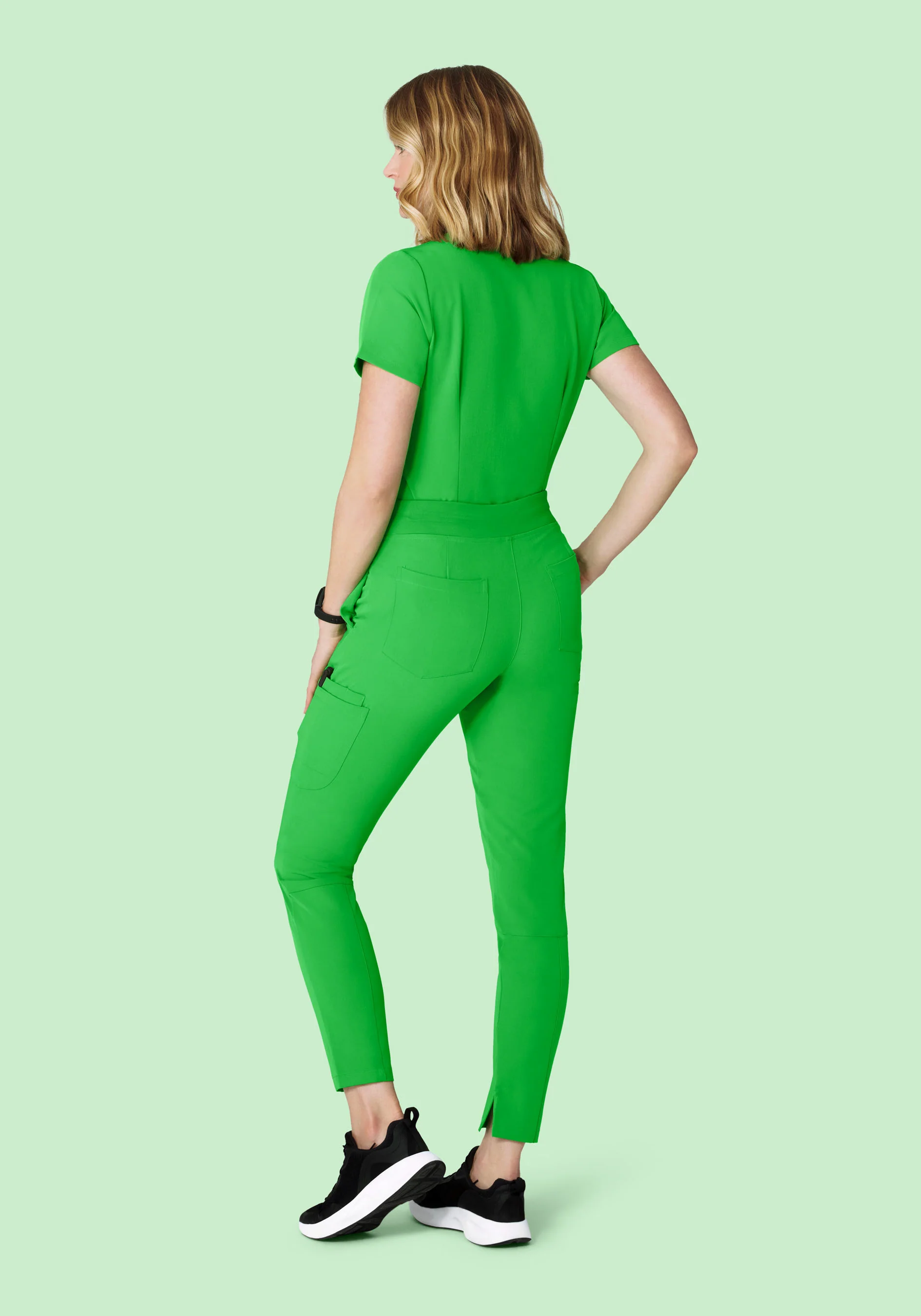 6 Pocket Slim Pants Kelly Green - Image 6