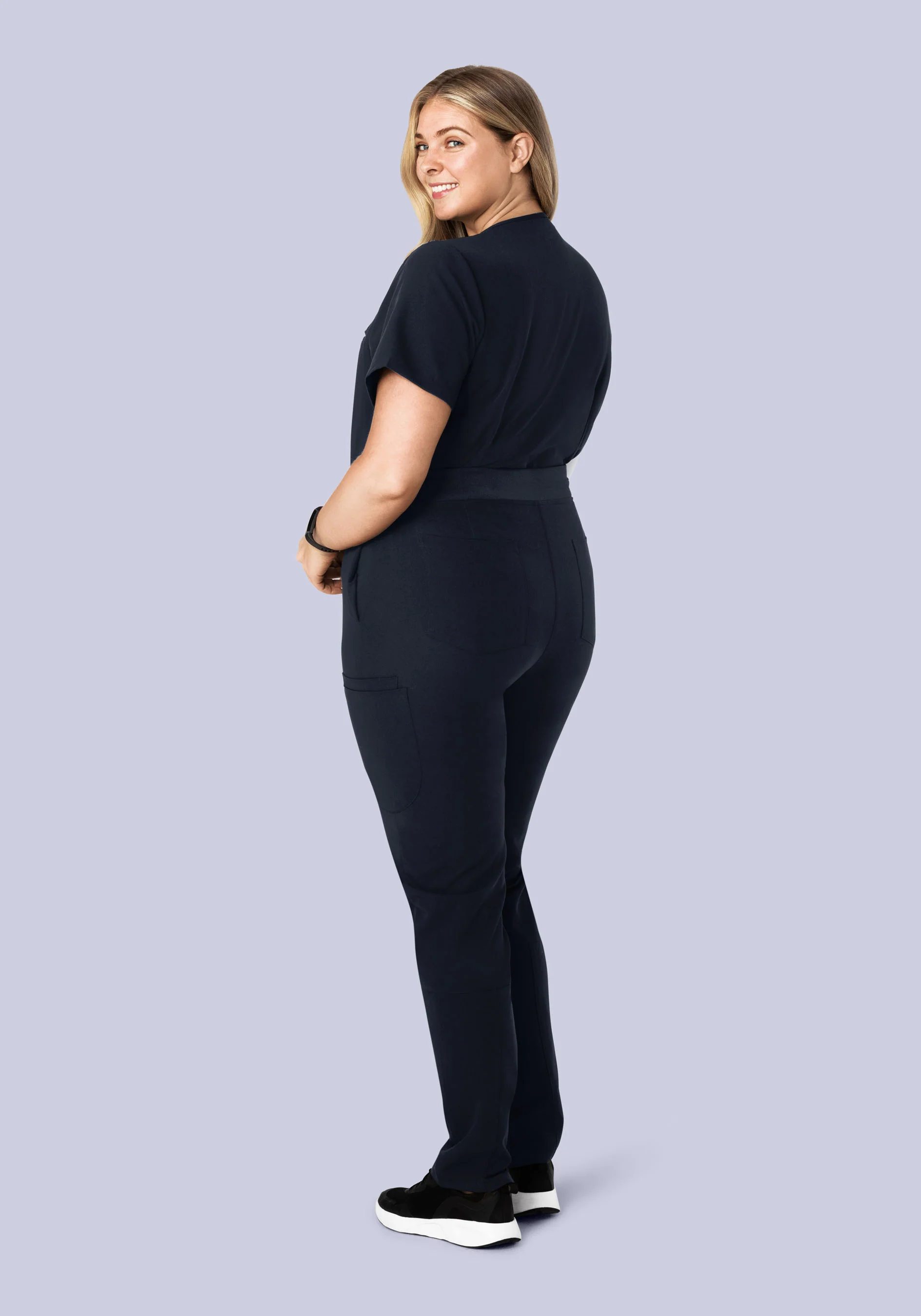 6 Pocket Slim Pants Midnight Navy - Image 6