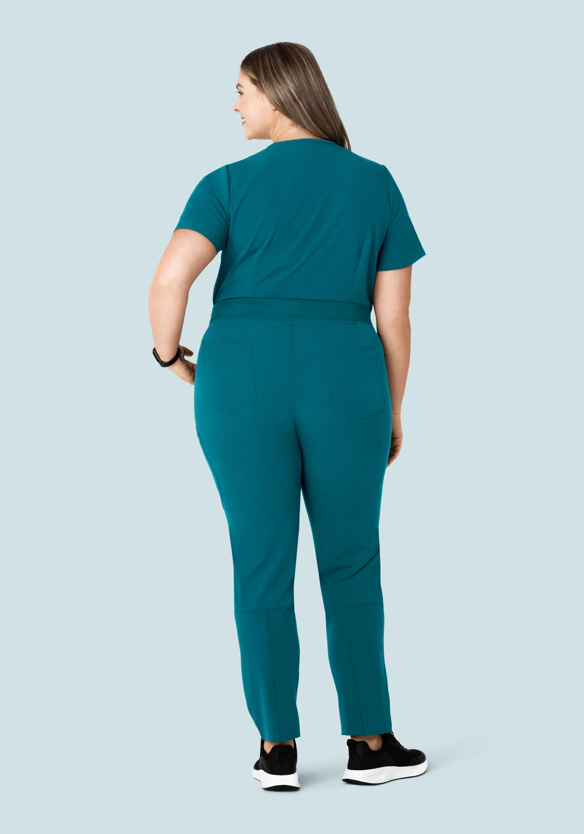 6 Pocket Slim Pants Peacock - Image 7