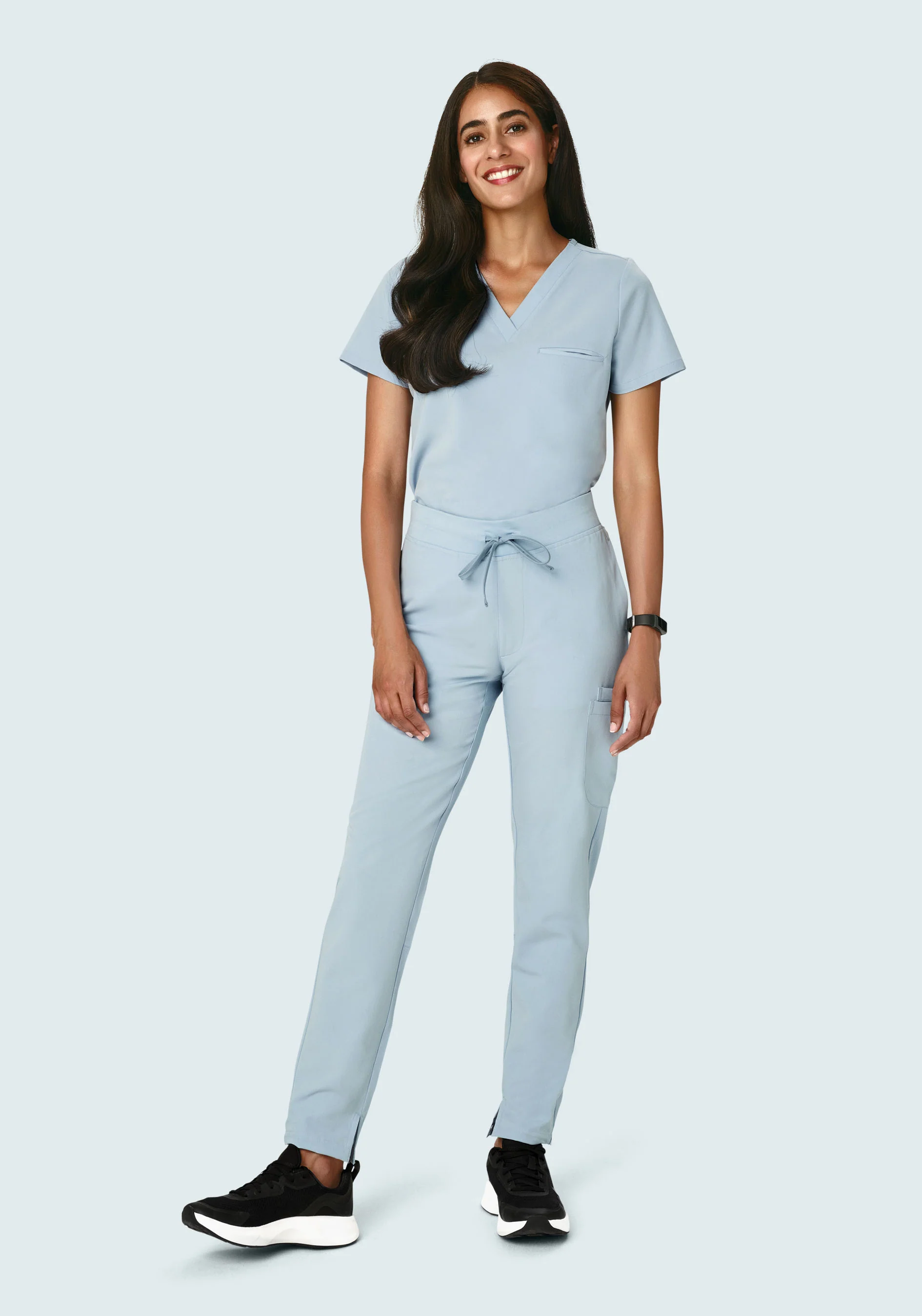 6 Pocket Slim Pants Powder Blue - Image 2