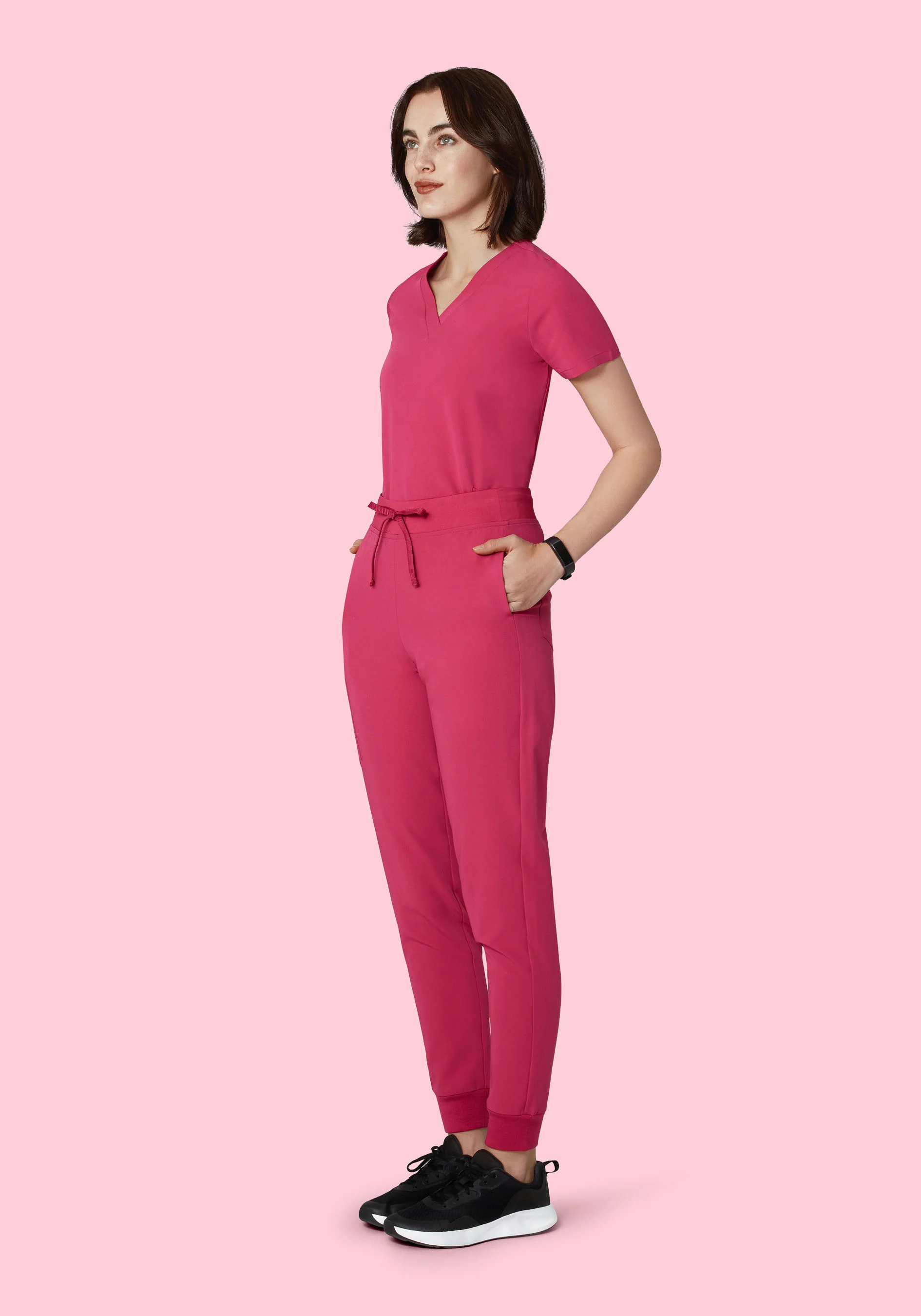 6 Pocket Top Deep Magenta - Image 3