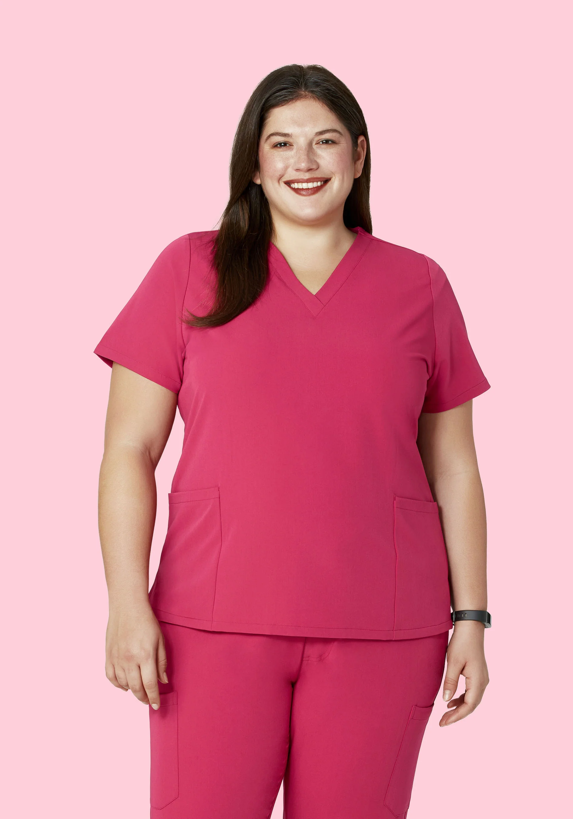 6 Pocket Top Deep Magenta - Image 5