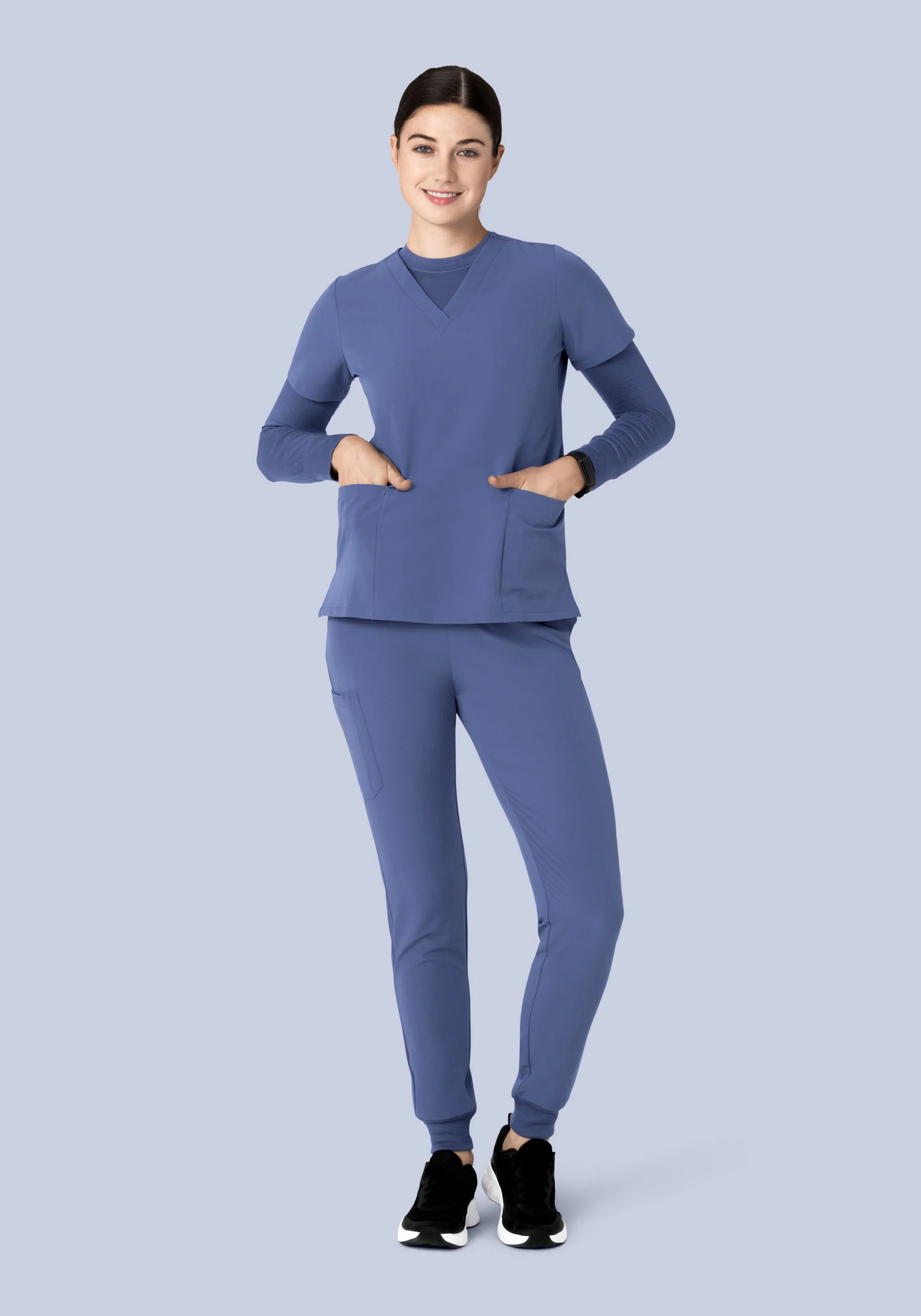 6 Pocket Top Deep Periwinkle - Image 4