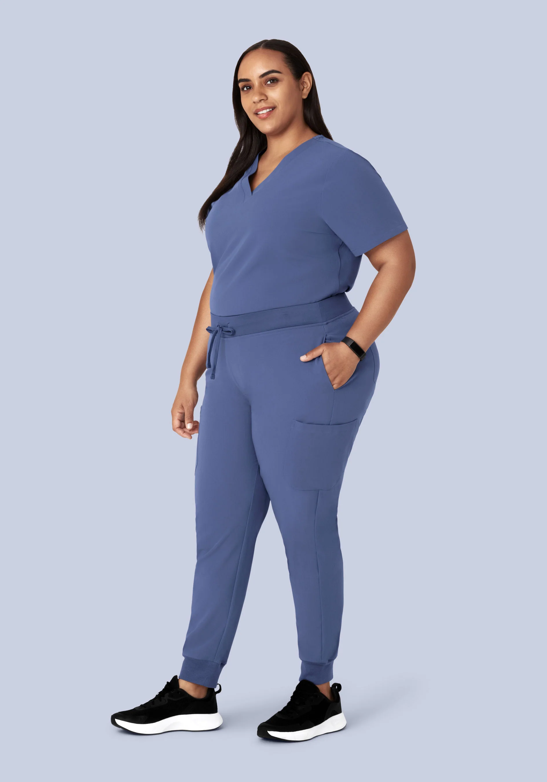 6 Pocket Top Deep Periwinkle - Image 8