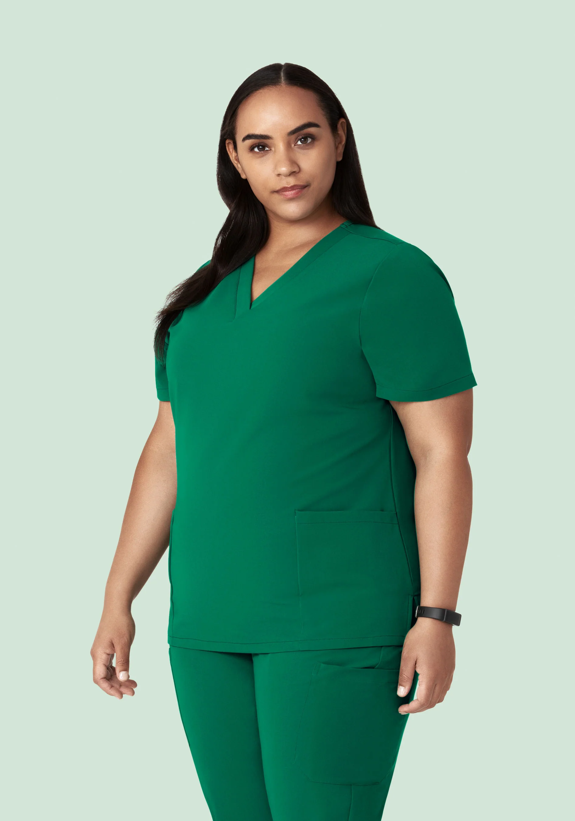 6 Pocket Top Envy Green - Image 4