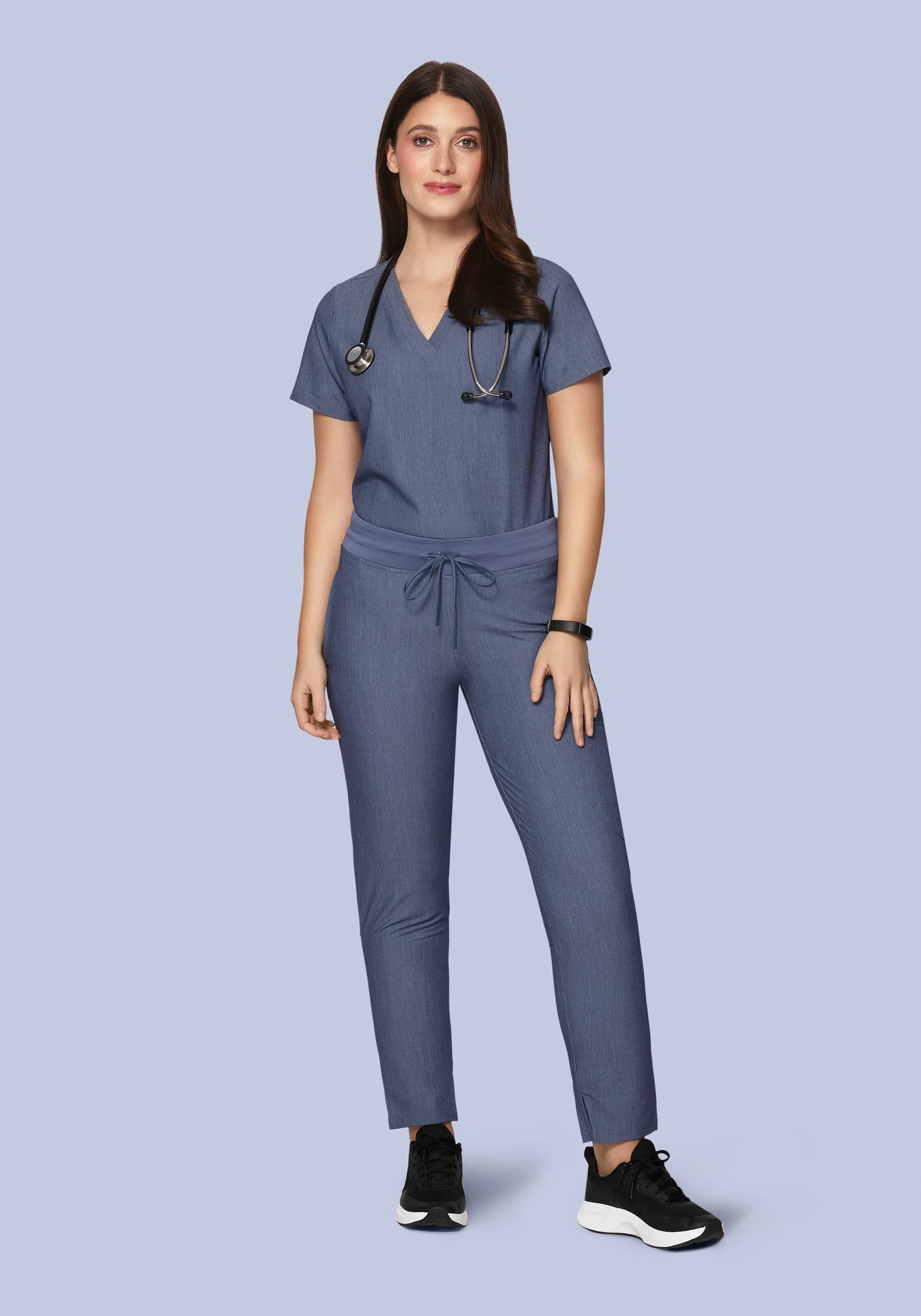 6 Pocket Top Heather Denim - Image 7