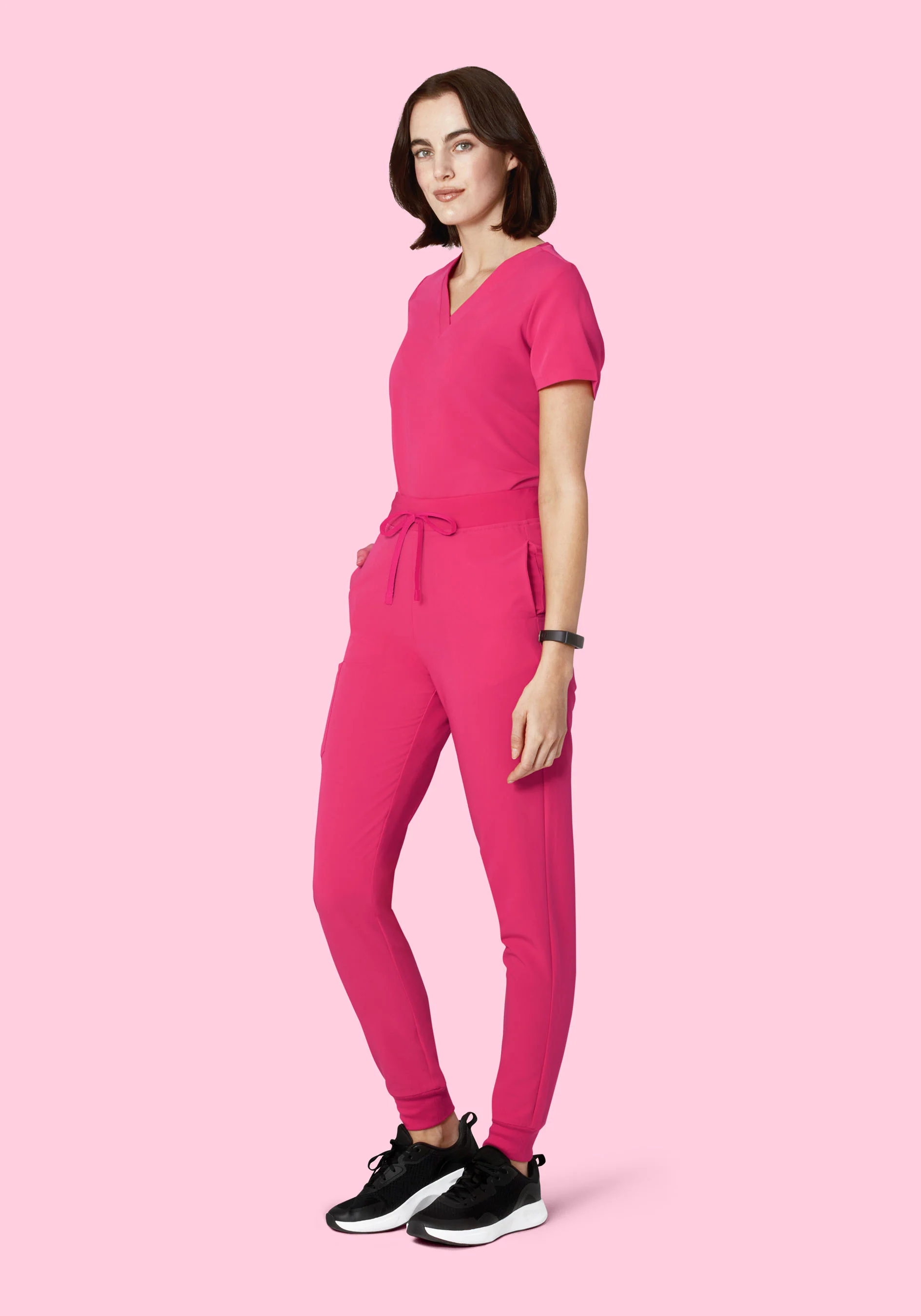 6 Pocket Top Hot Pink - Image 3