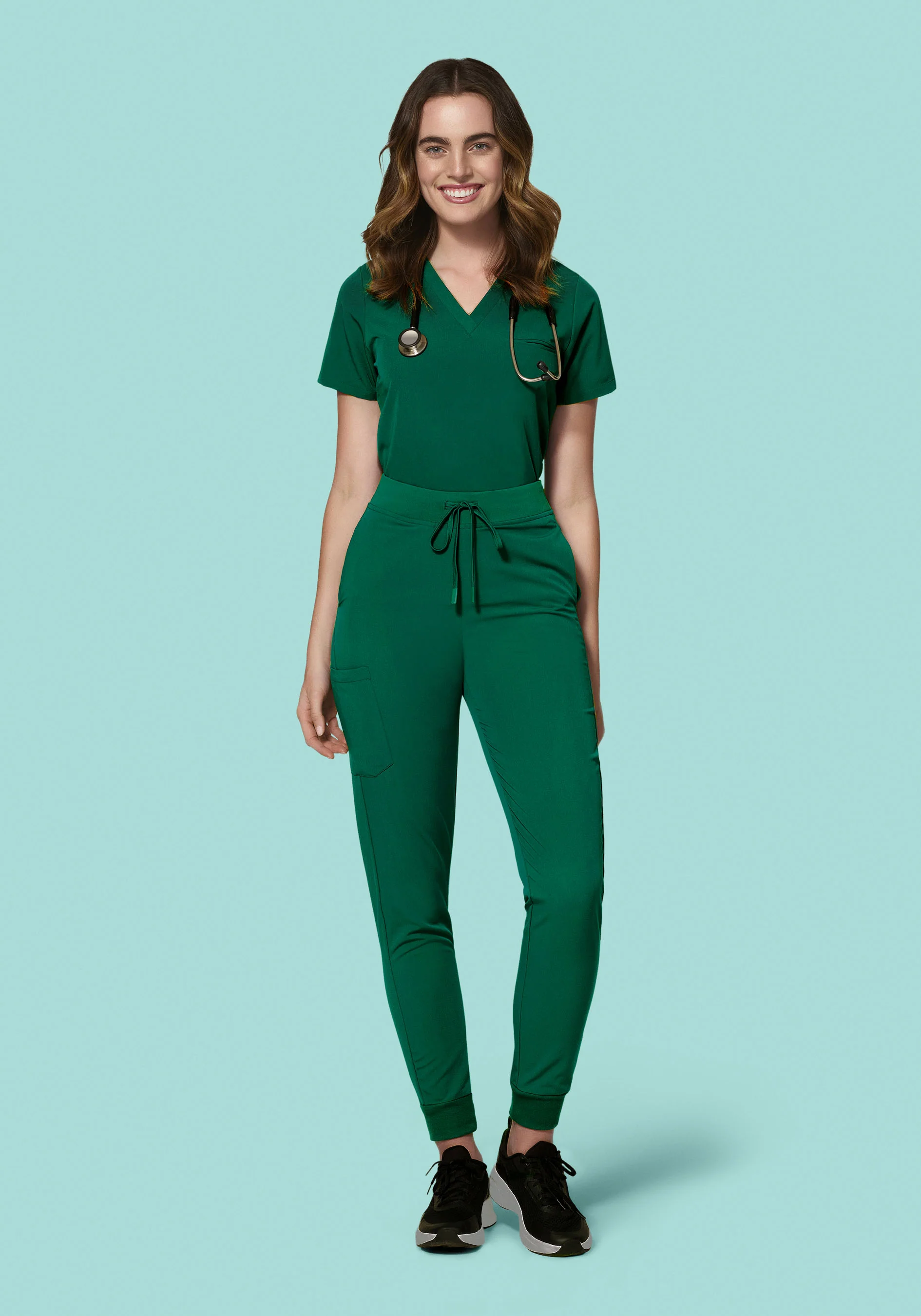 6 Pocket Top Hunter Green - Image 4