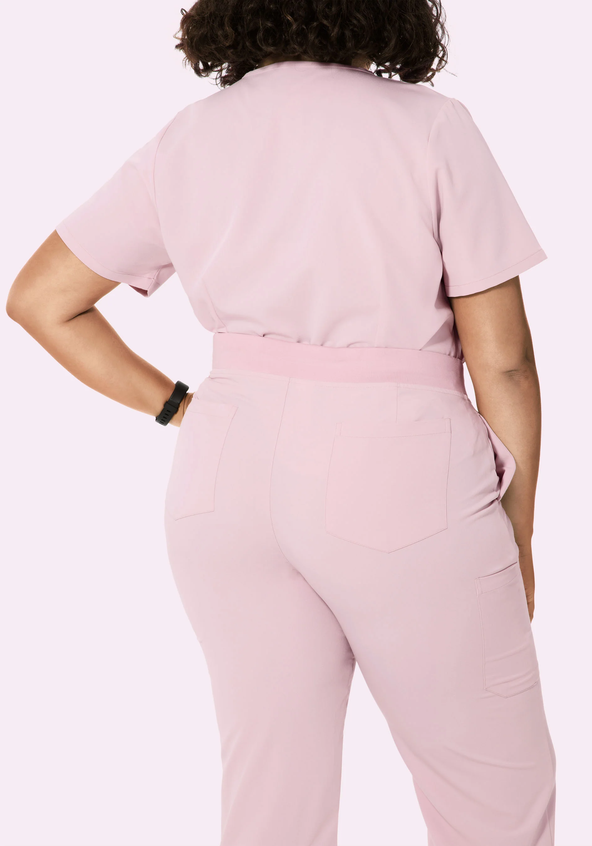 9 Pocket Cargo Pants Blush Blossom - Image 8