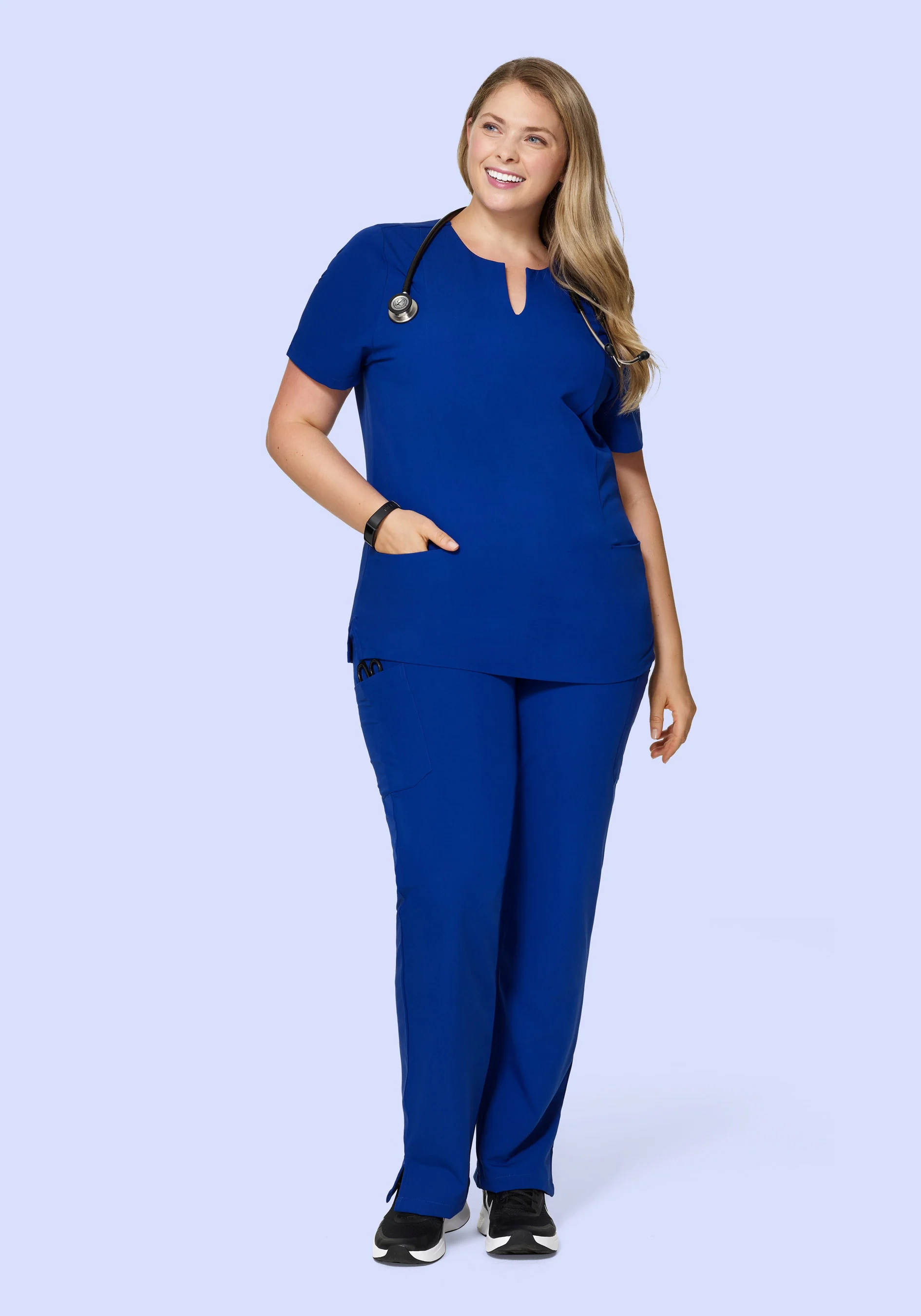 9 Pocket Cargo Pants Galaxy Blue - Image 7