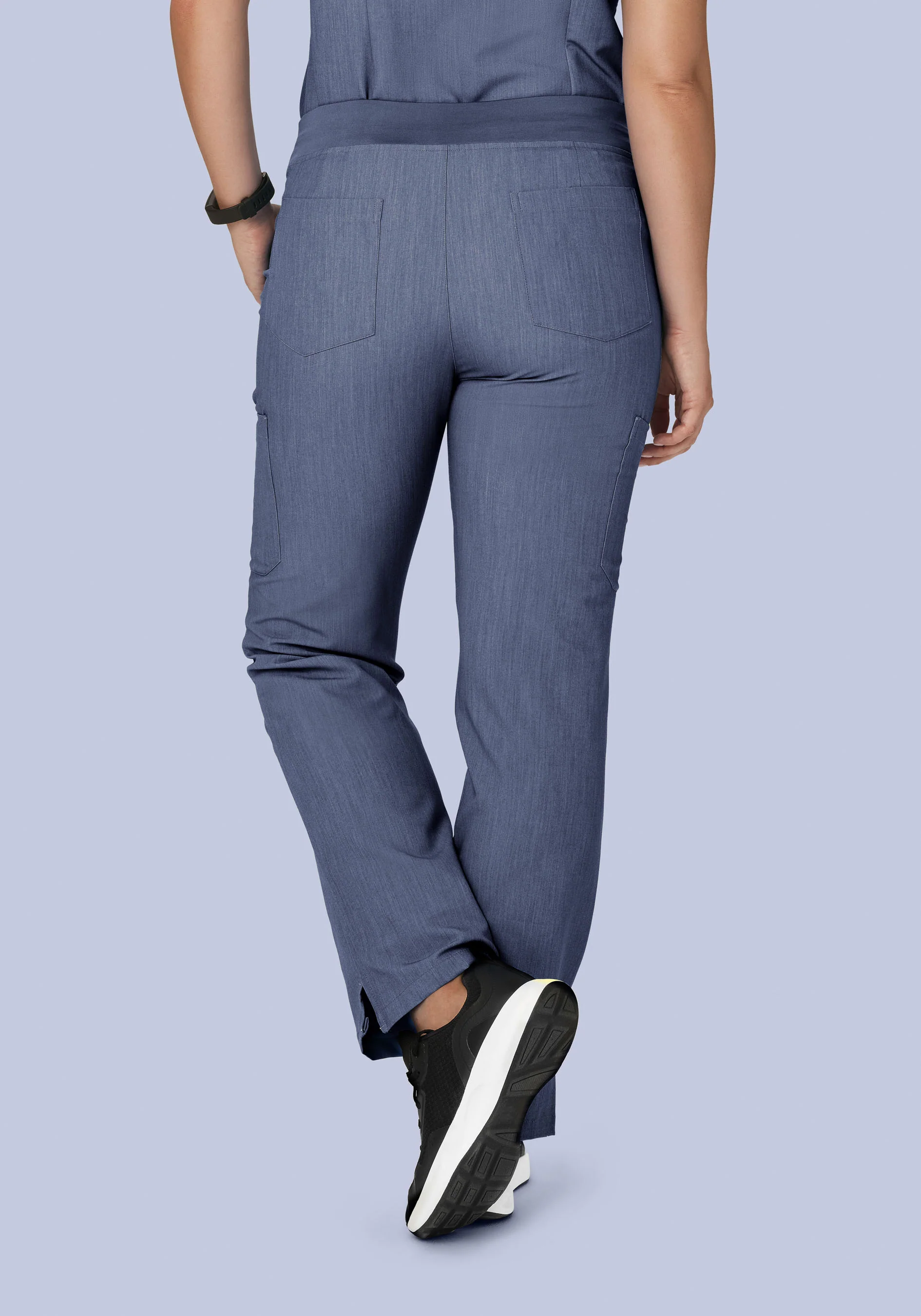 9 Pocket Cargo Pants Heather Denim - Image 5