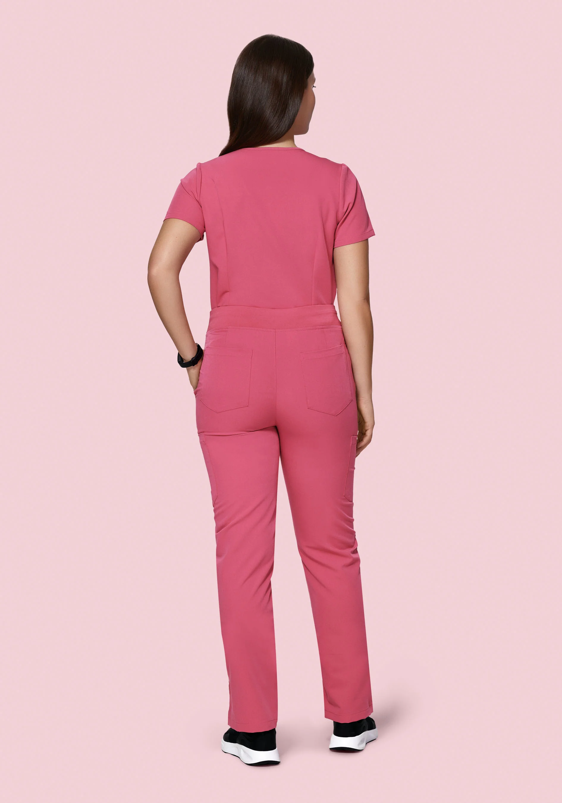 9 Pocket Cargo Pants Jaipur Pink - Image 7