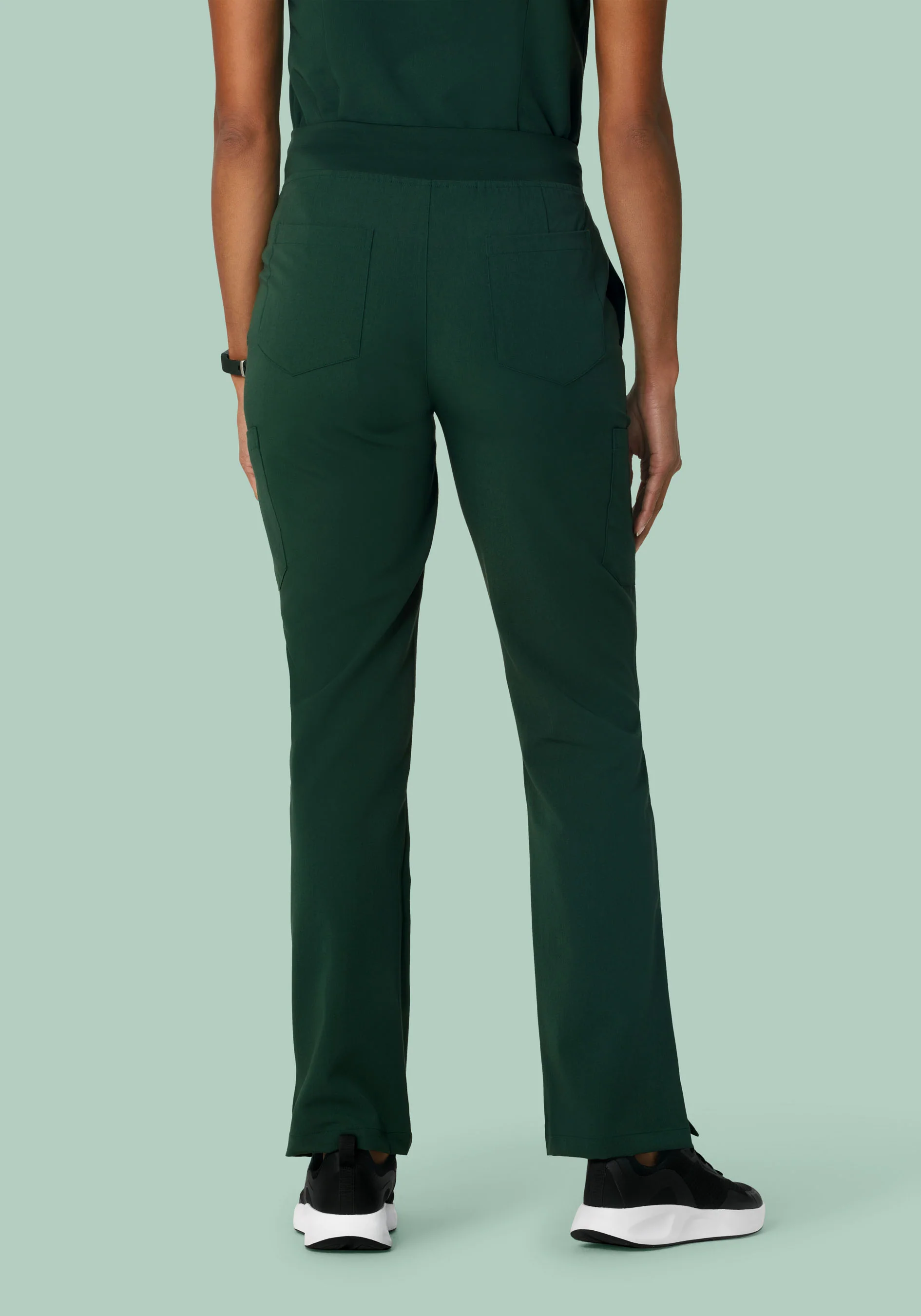 9 Pocket Cargo Pants Midnight Green - Image 5