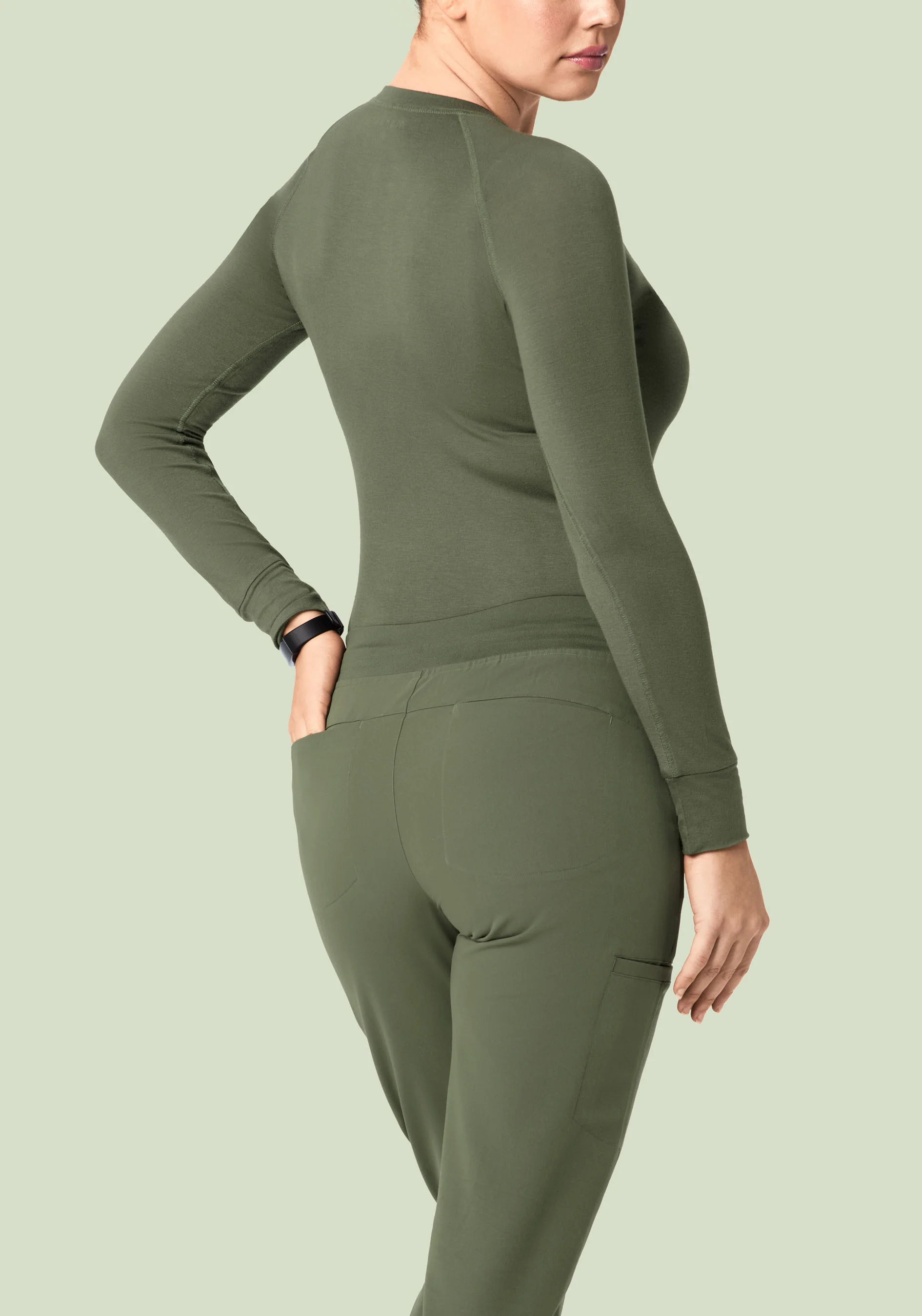 9 Pocket Cargo Pants Thyme - Image 3