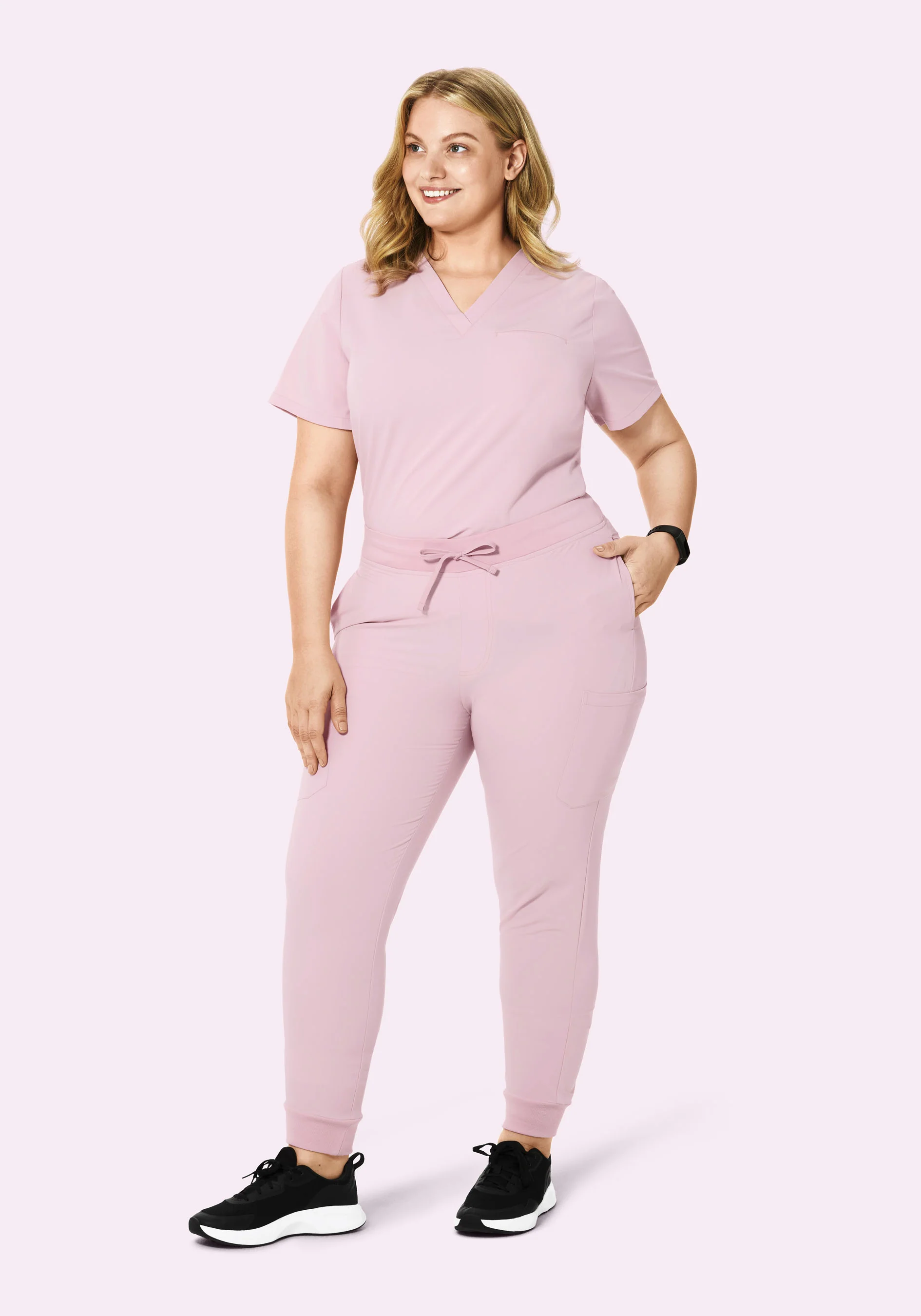 9 Pocket Joggers Blush Blossom - Image 5