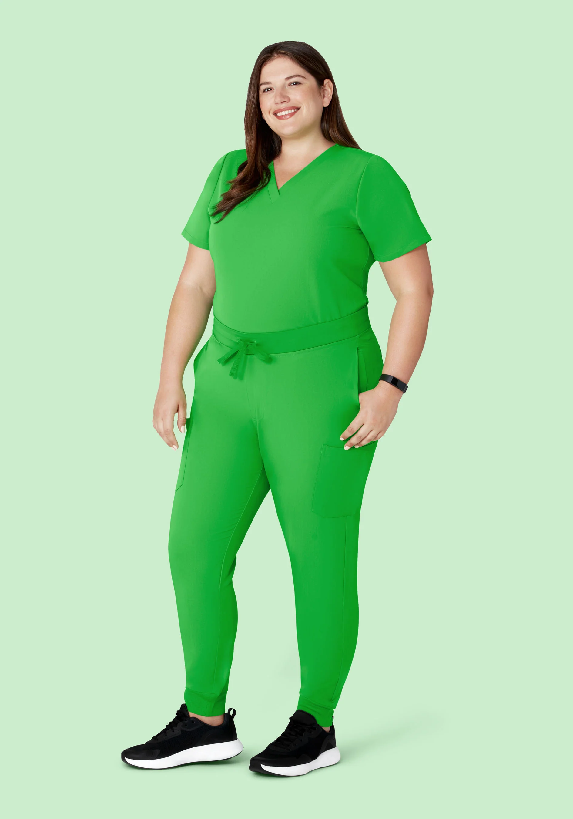 9 Pocket Joggers Kelly Green - Image 7