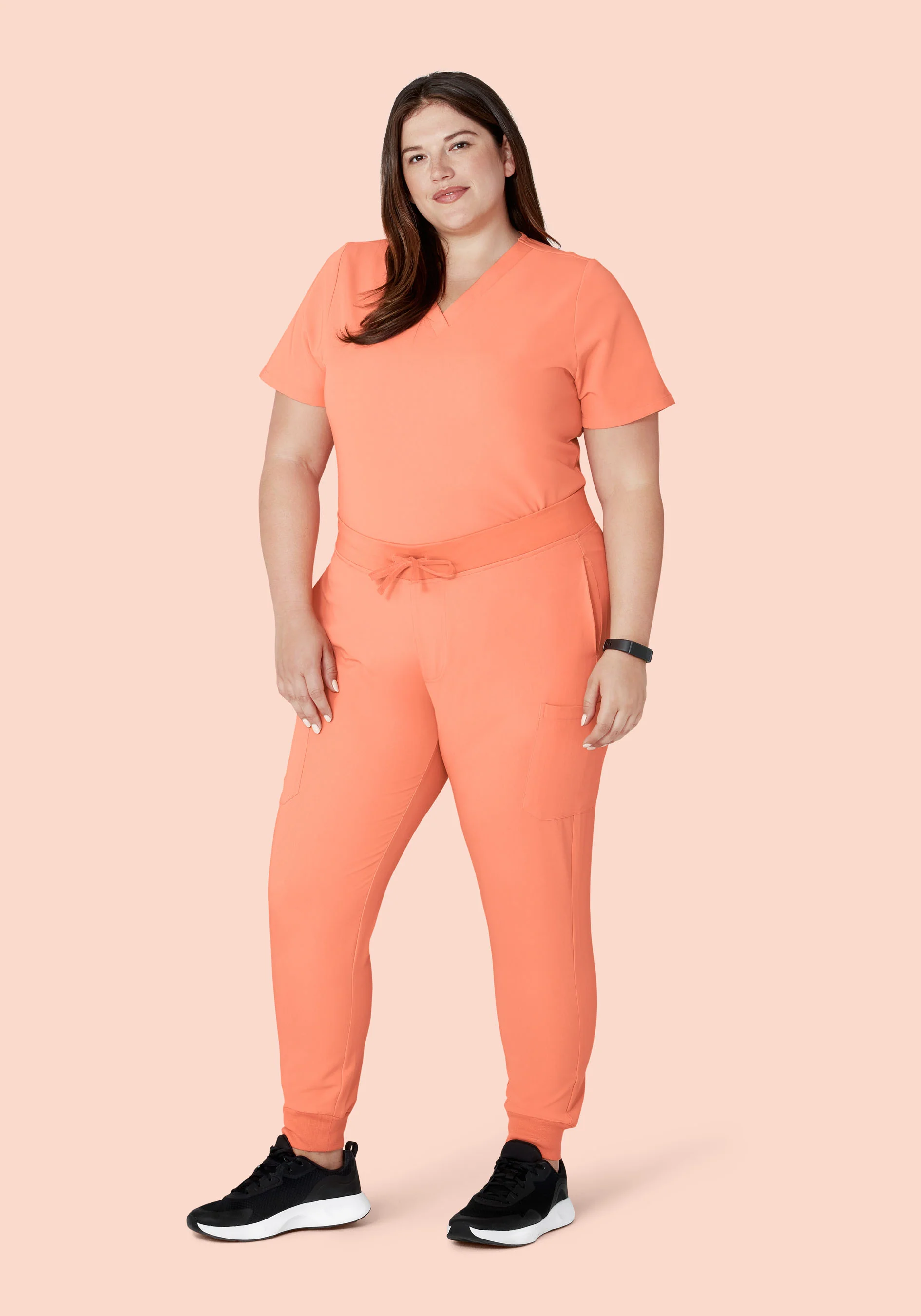9 Pocket Joggers Peach - Image 8