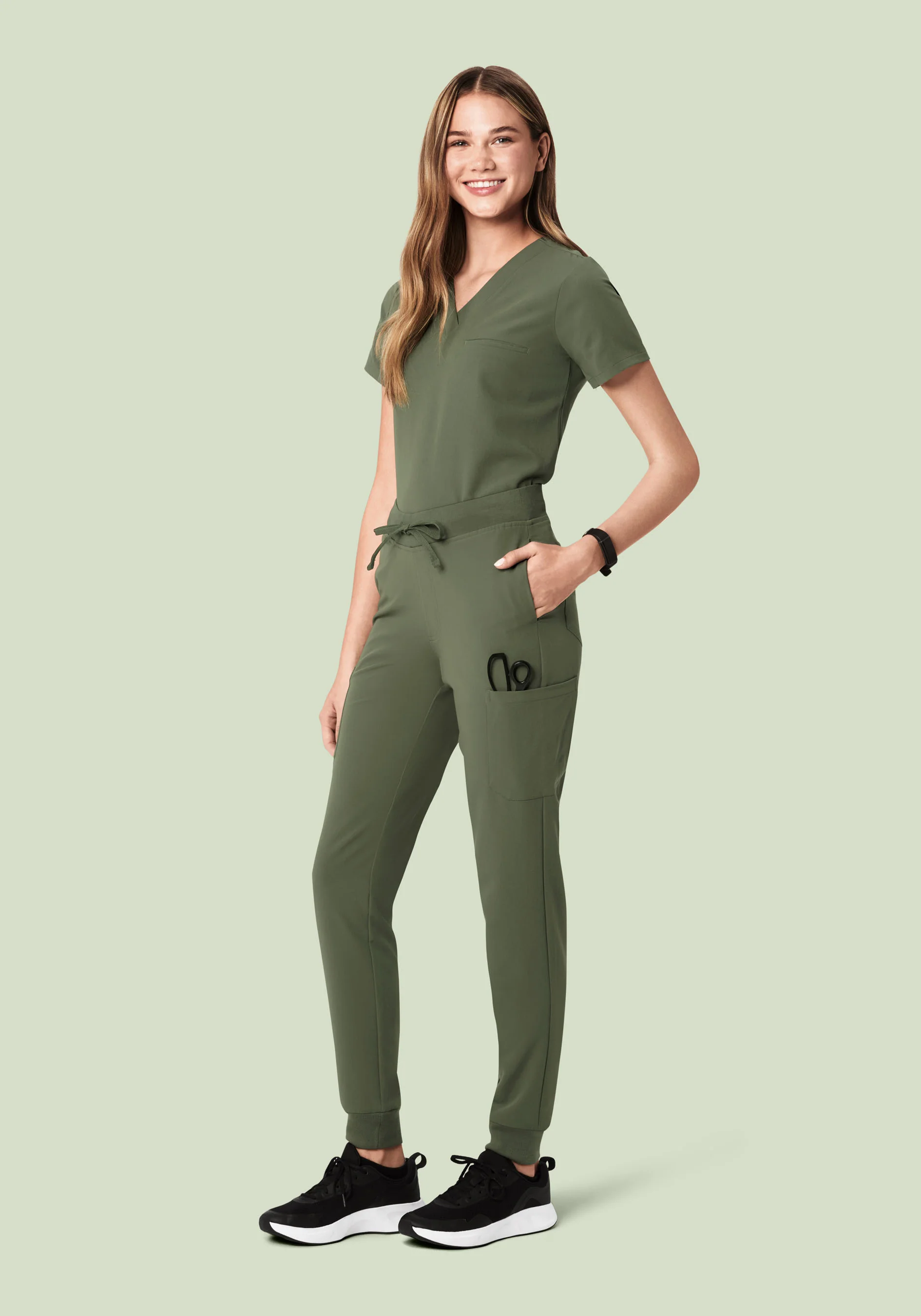 9 Pocket Joggers Thyme - Image 2