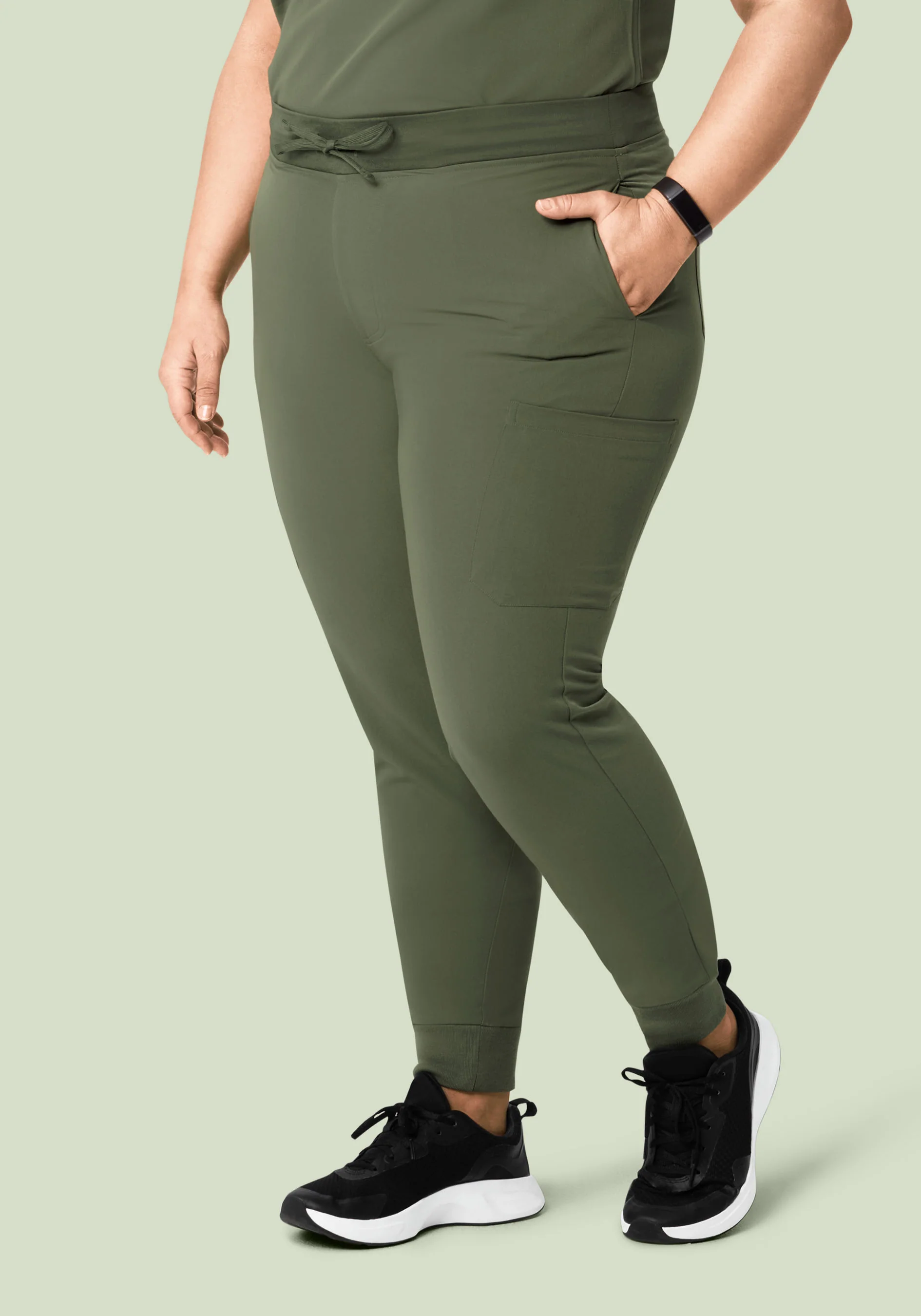 9 Pocket Joggers Thyme - Image 5