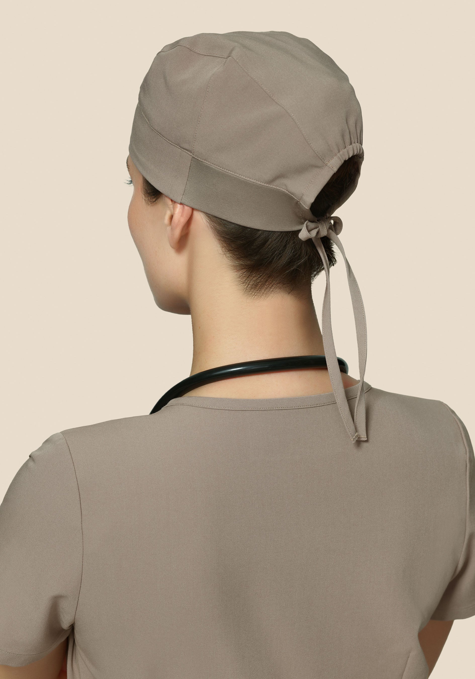 Contemporary Scrub Cap Macchiato - Image 2