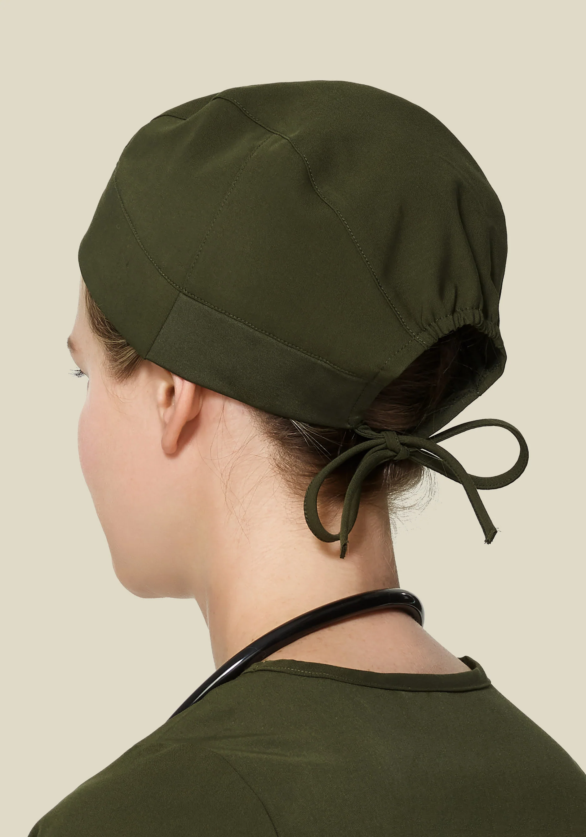 Contemporary Scrub Cap Olive - Image 3