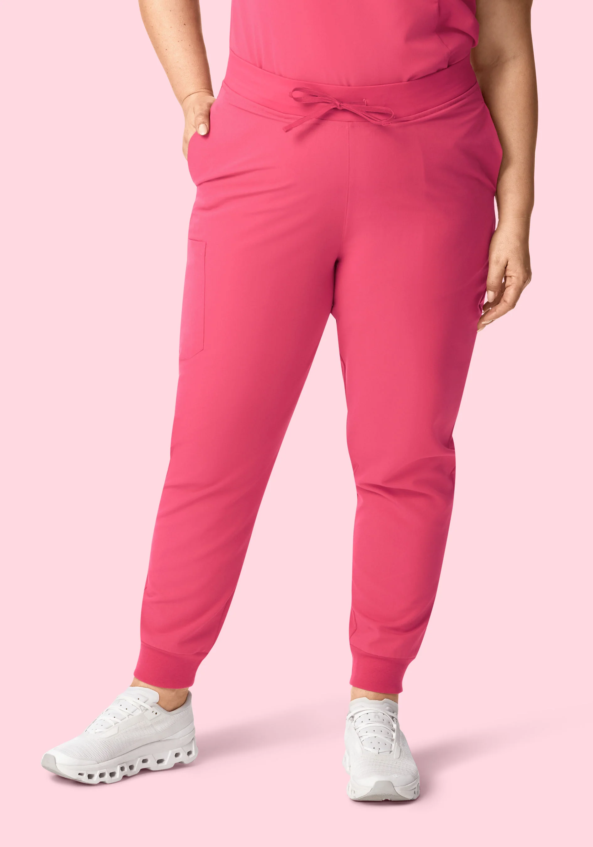 High Waisted Joggers Carmine - Image 5