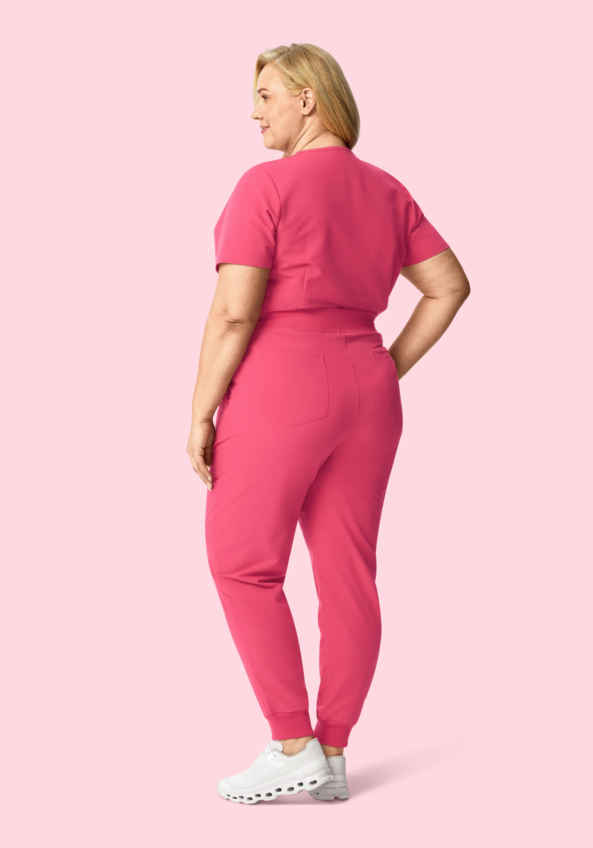 High Waisted Joggers Carmine - Image 7