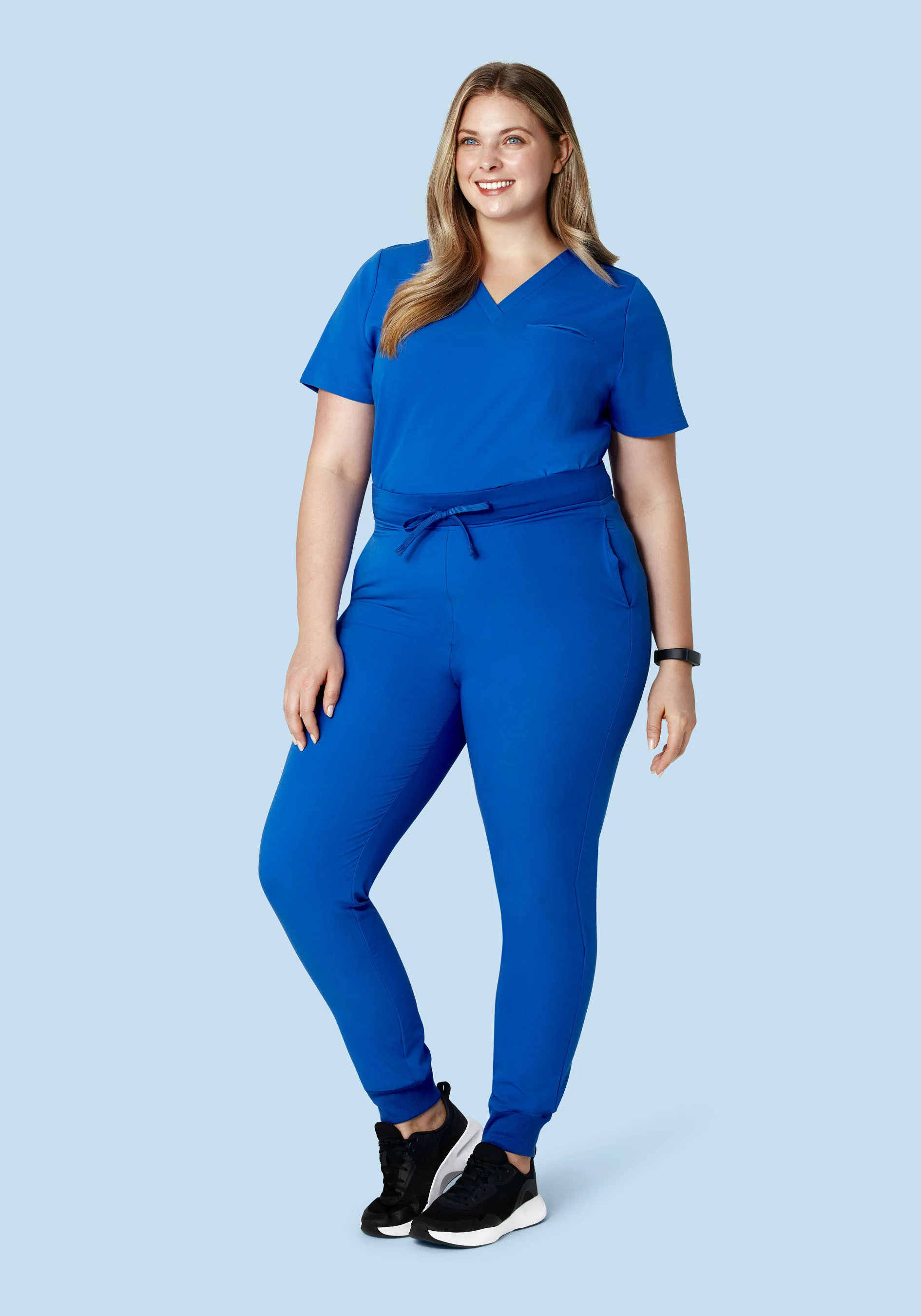 High Waisted Joggers Cobalt - Image 6