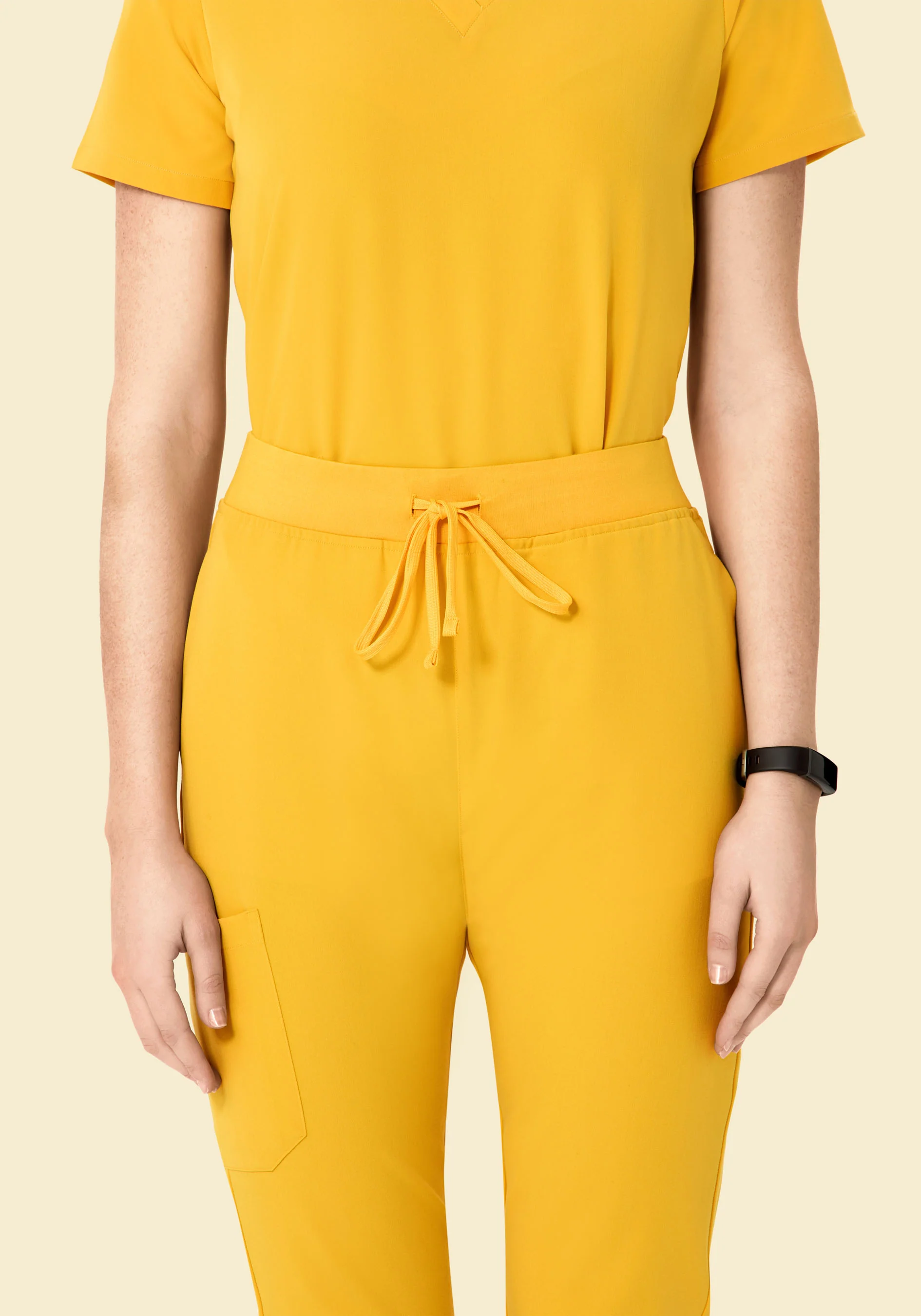 High Waisted Joggers Dijon - Image 3