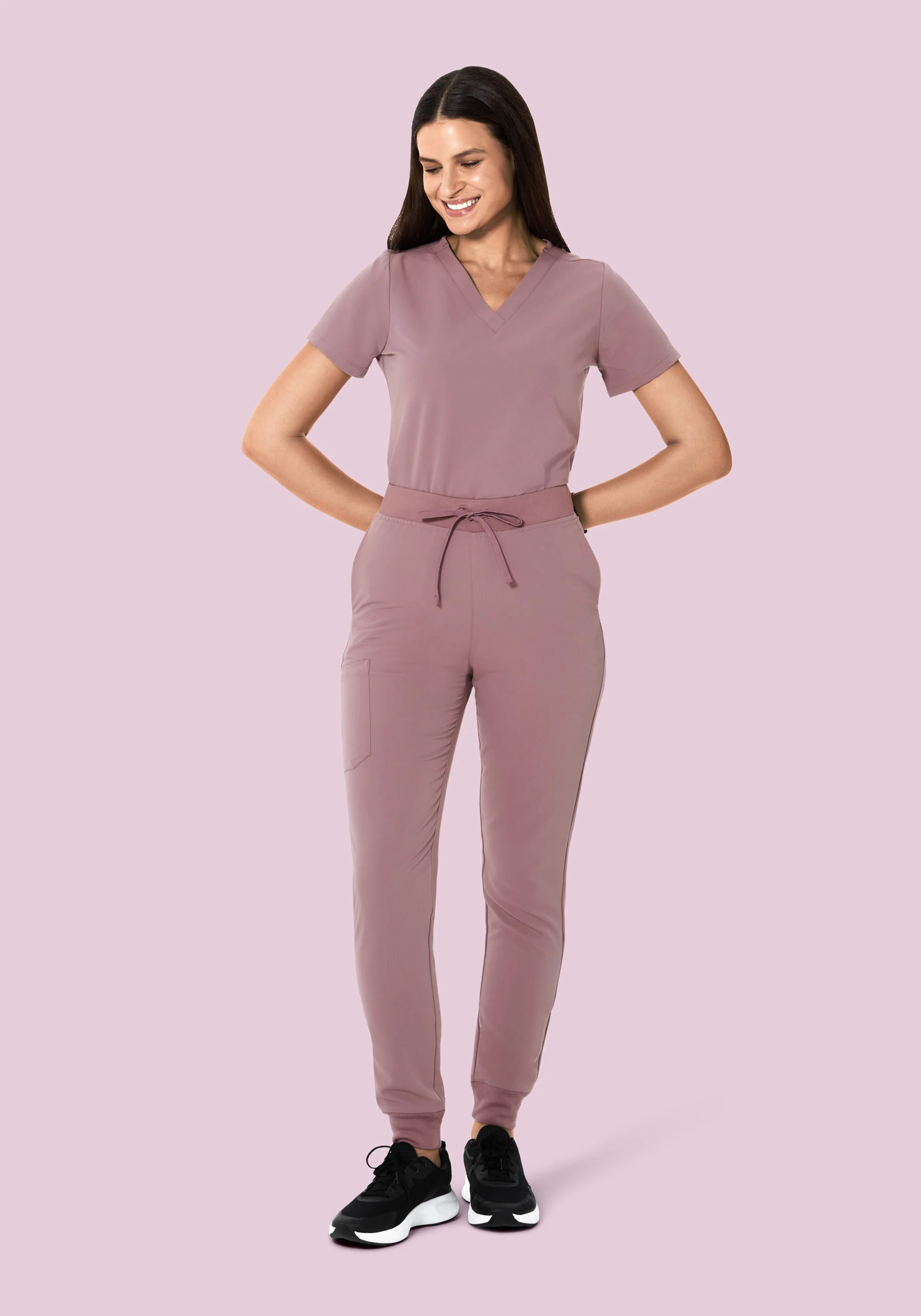 High Waisted Joggers Dusk - Image 4