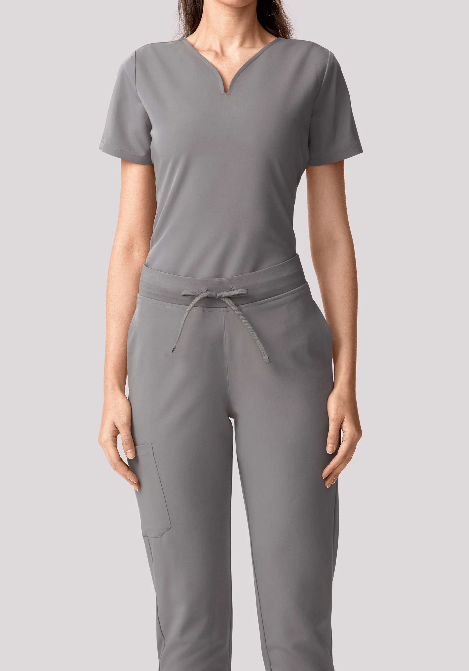 High Waisted Joggers Oslo Gray - Image 2