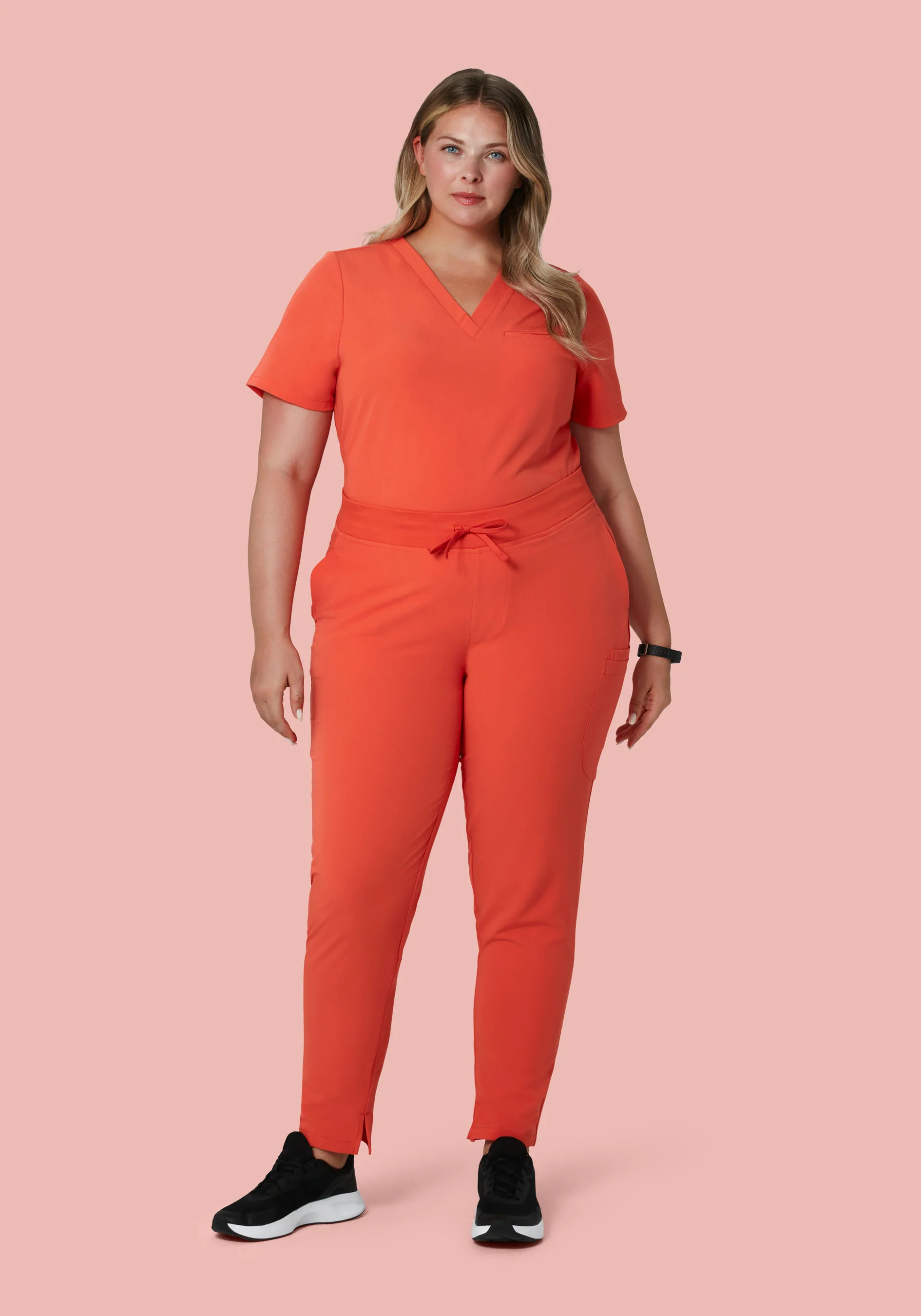 High Waisted Joggers Terracotta - Image 6
