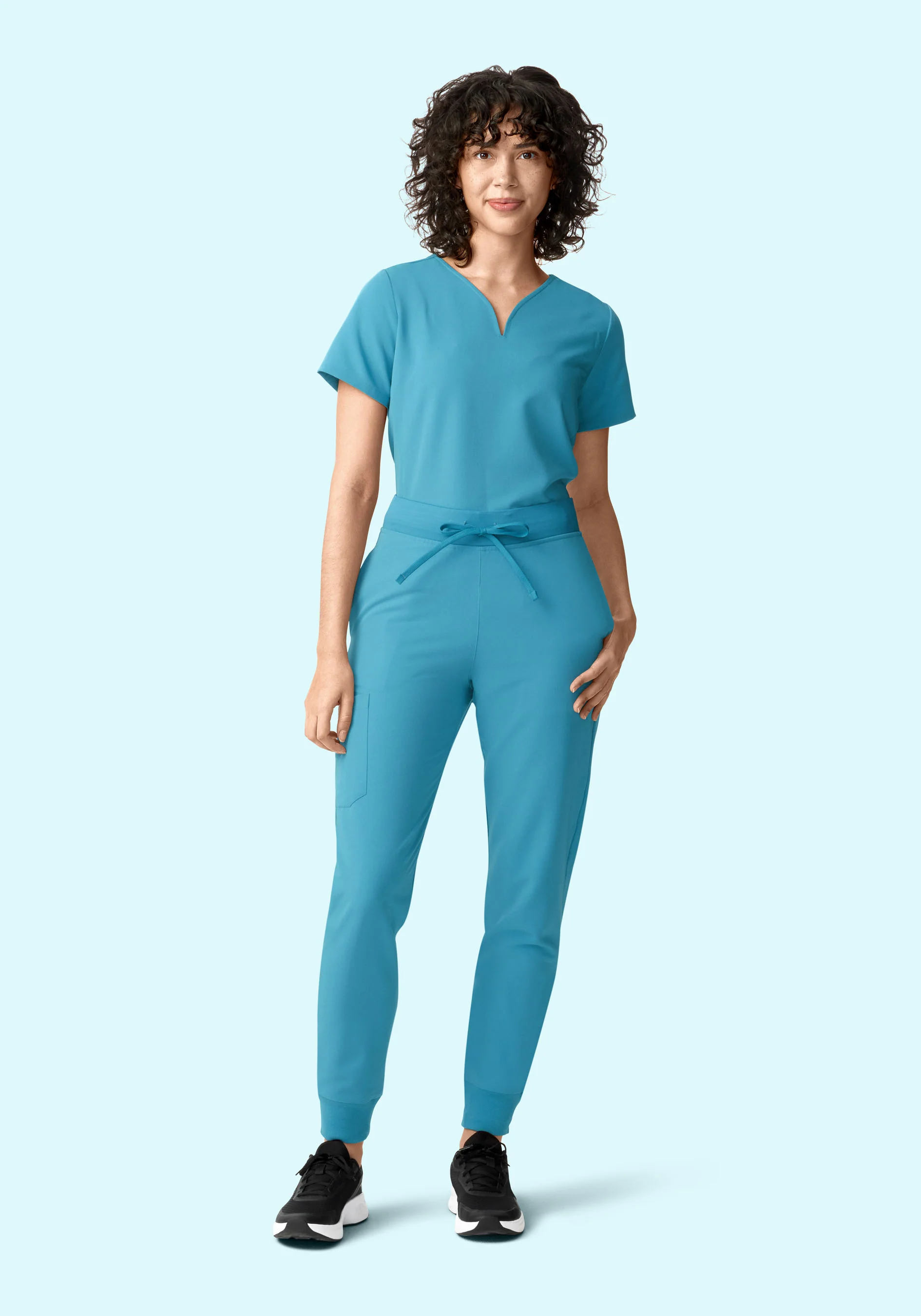 High Waisted Joggers Wave - Image 2
