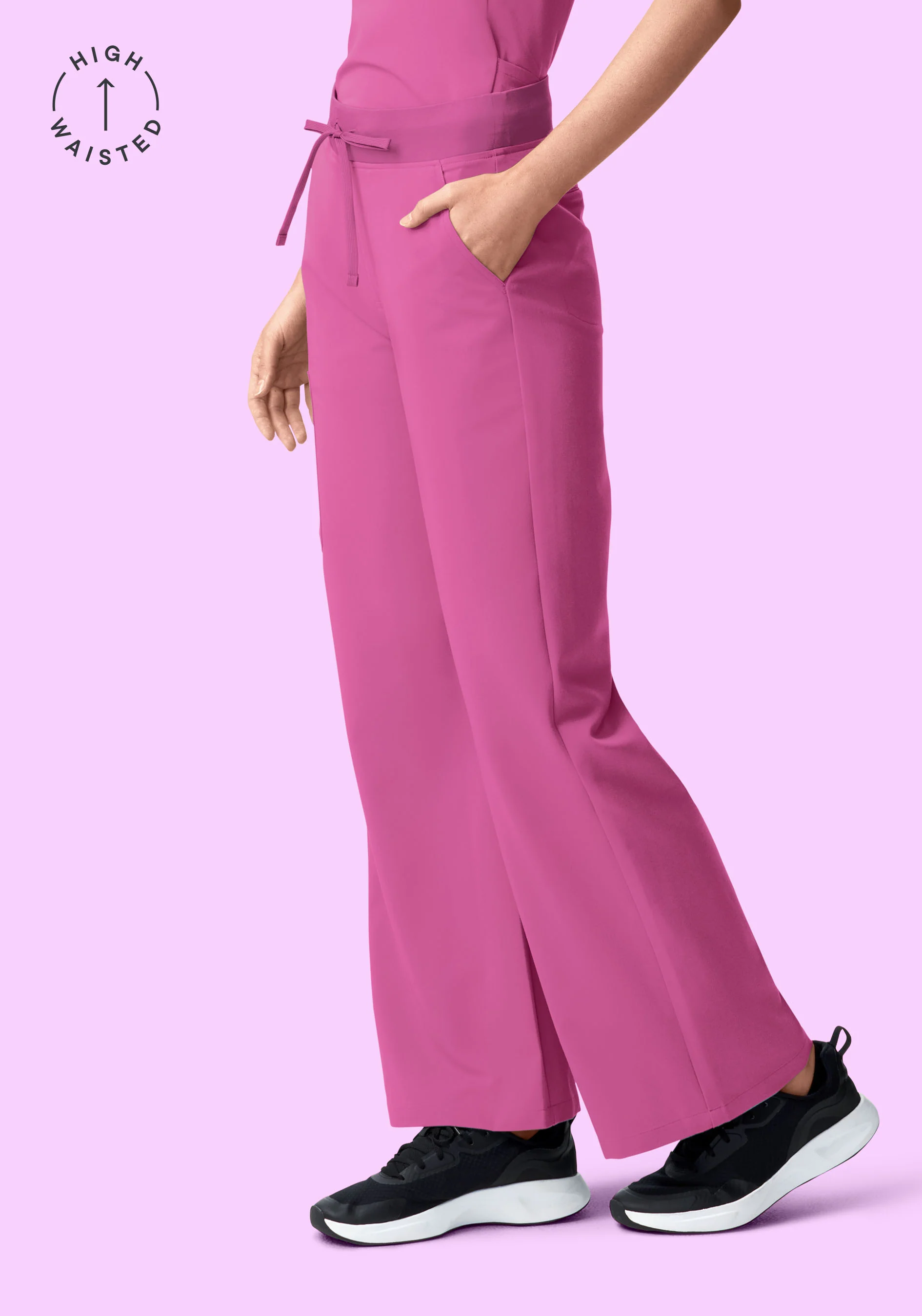 High Waisted Wide Leg Dahlia