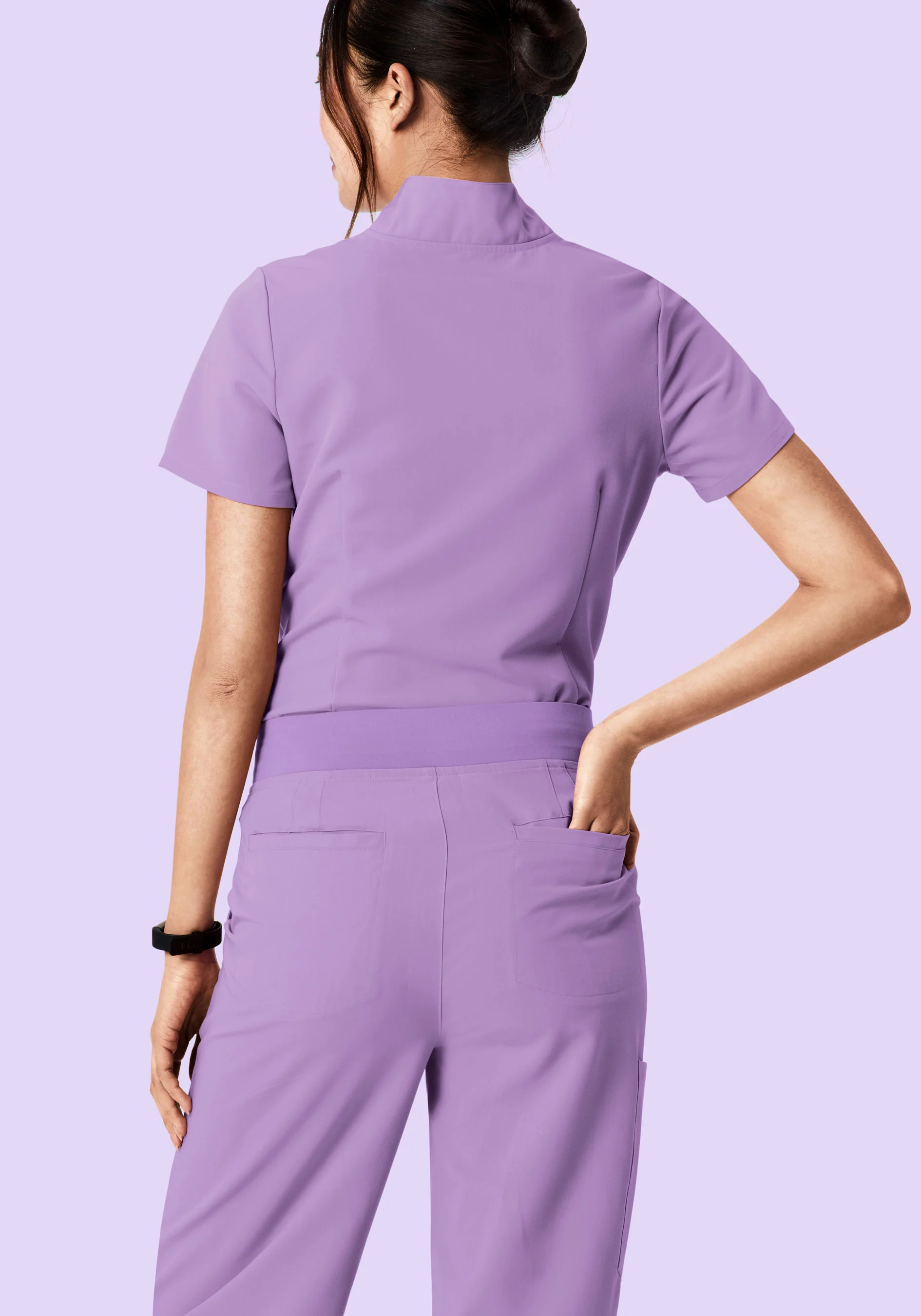 High Waisted Wide Leg Lavender - Image 3