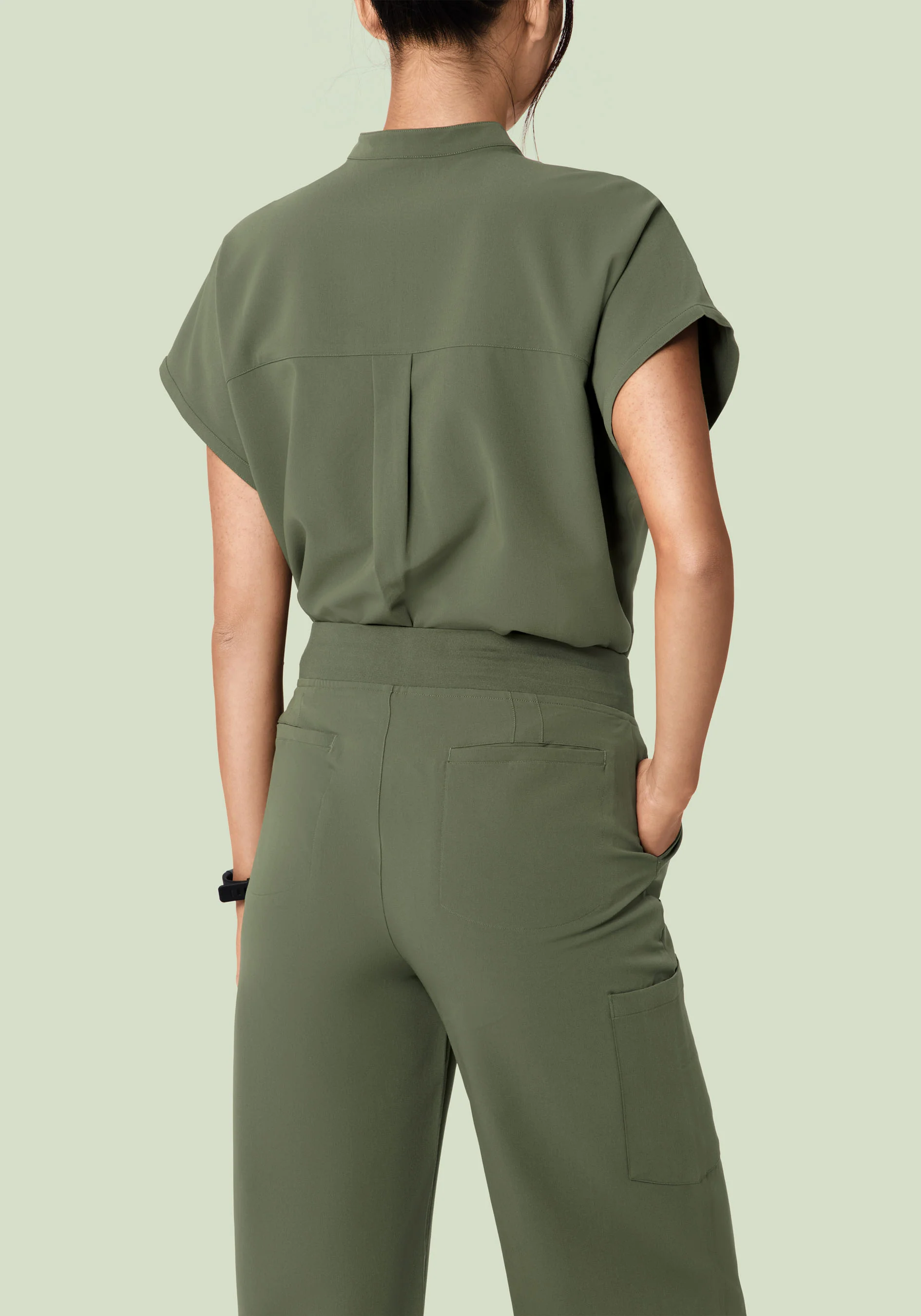 High Waisted Wide Leg Thyme - Image 5