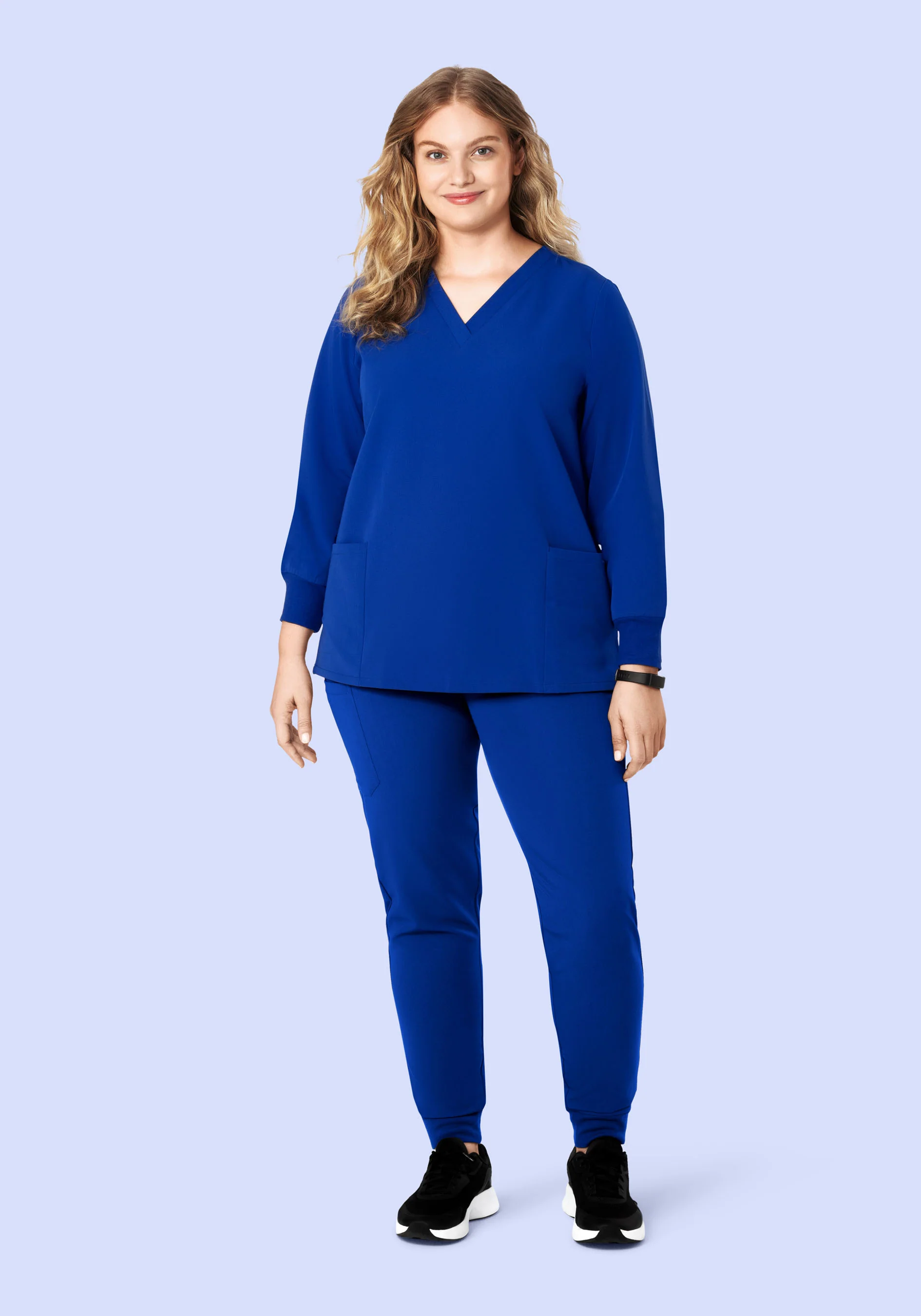Long Sleeve 6 Pocket Top Galaxy Blue - Image 9
