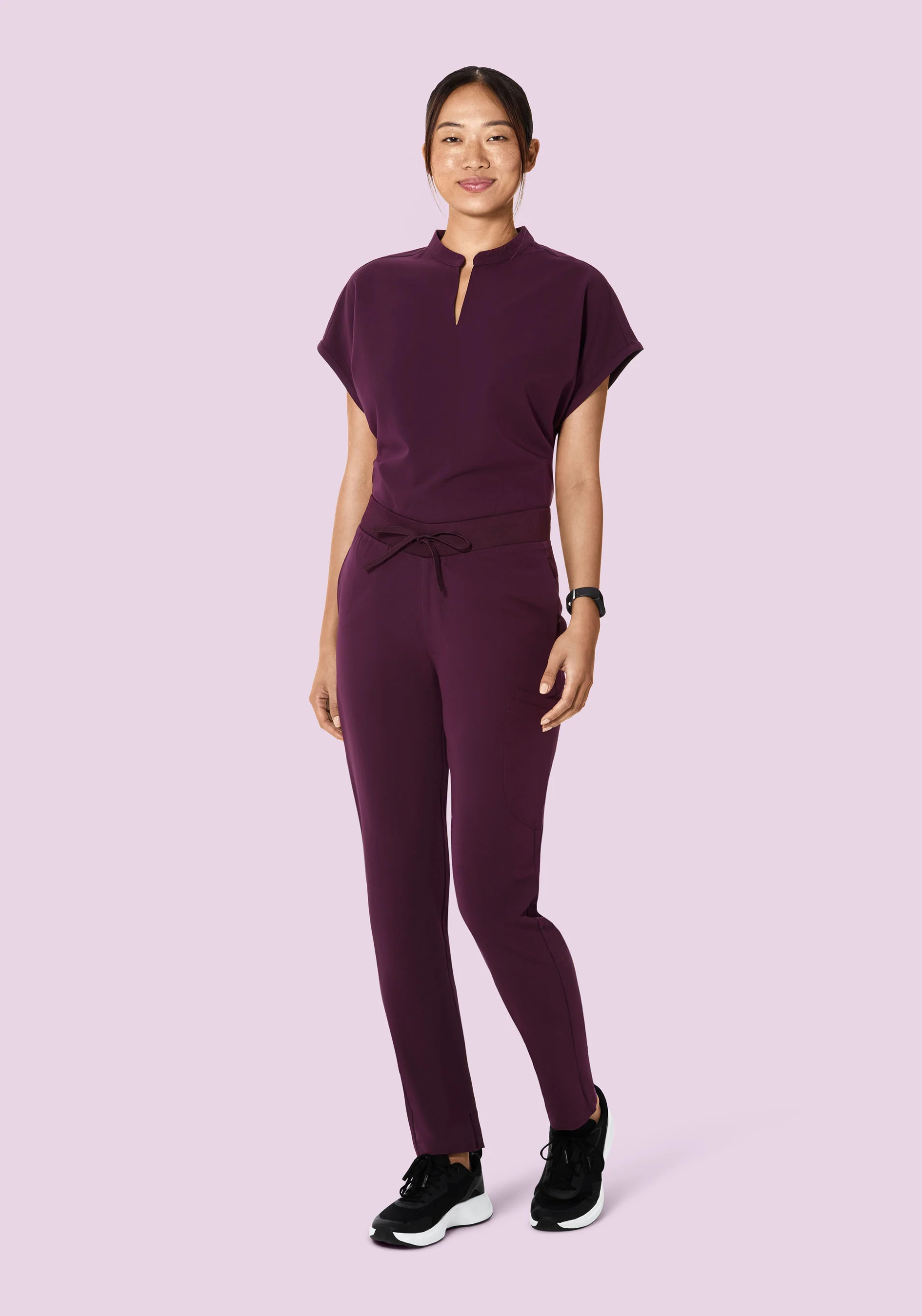 Mandarin Dolman Top Açaí - Image 3