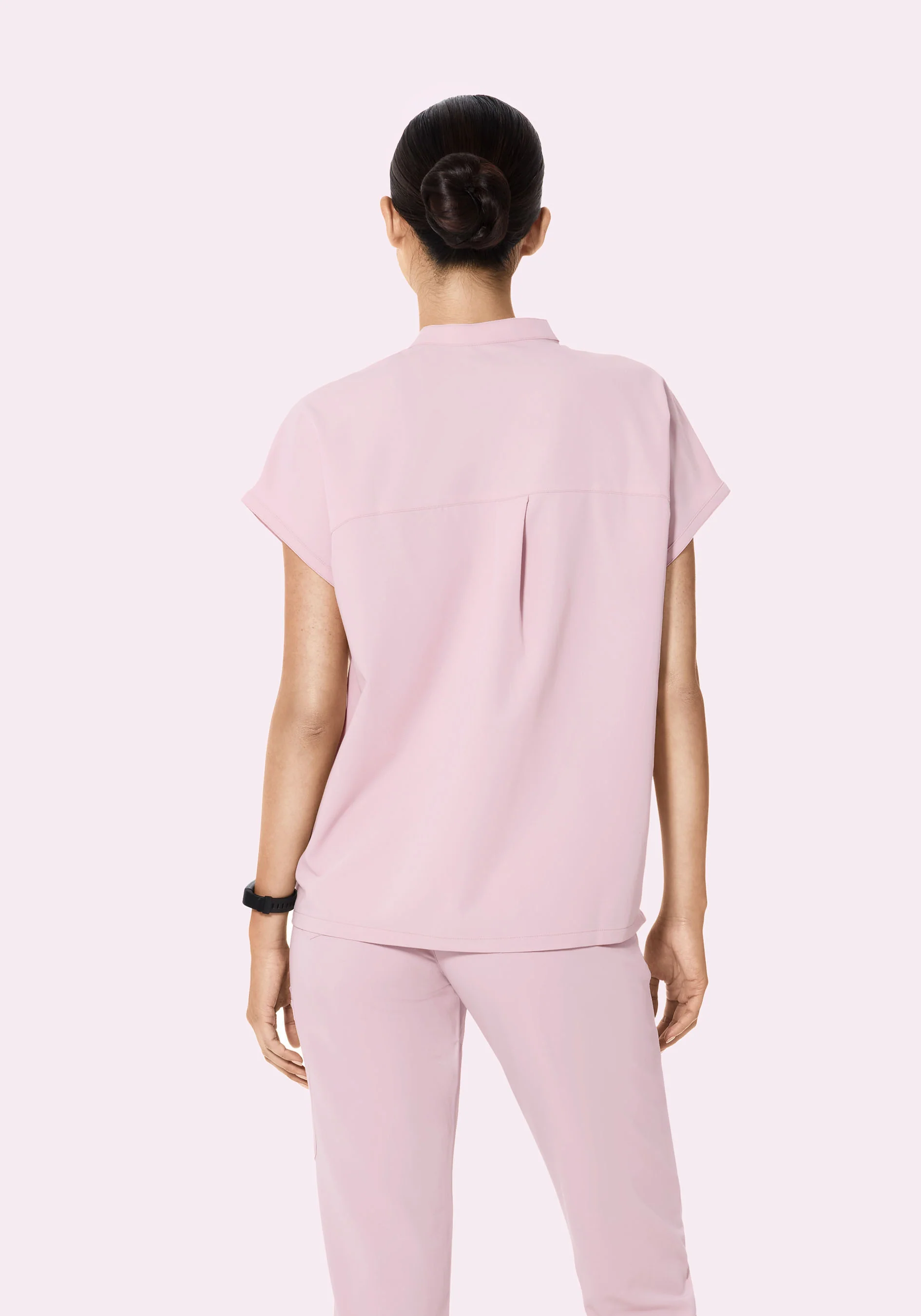 Mandarin Dolman Top Blush Blossom - Image 4