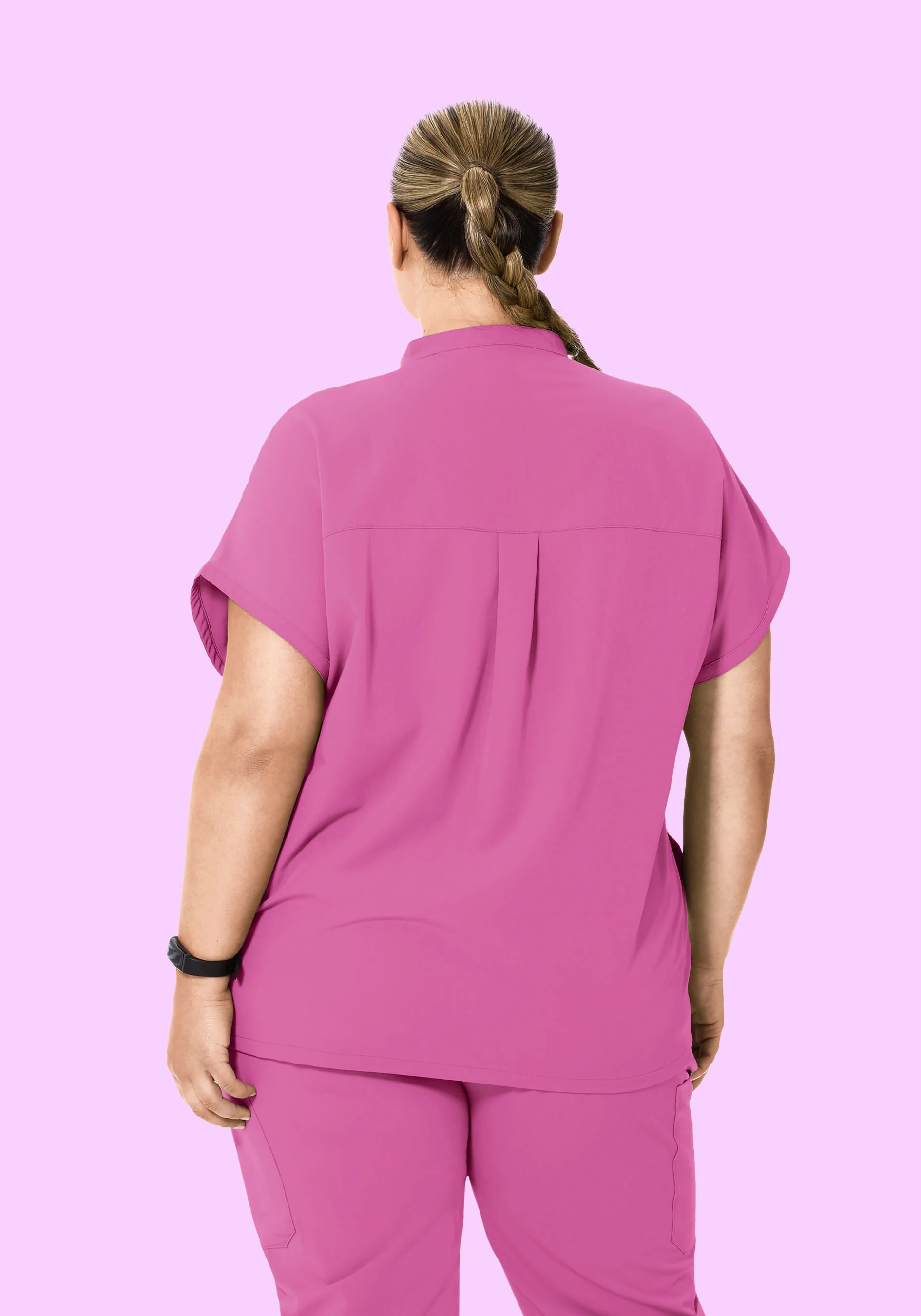 Mandarin Dolman Top Dahlia - Image 8