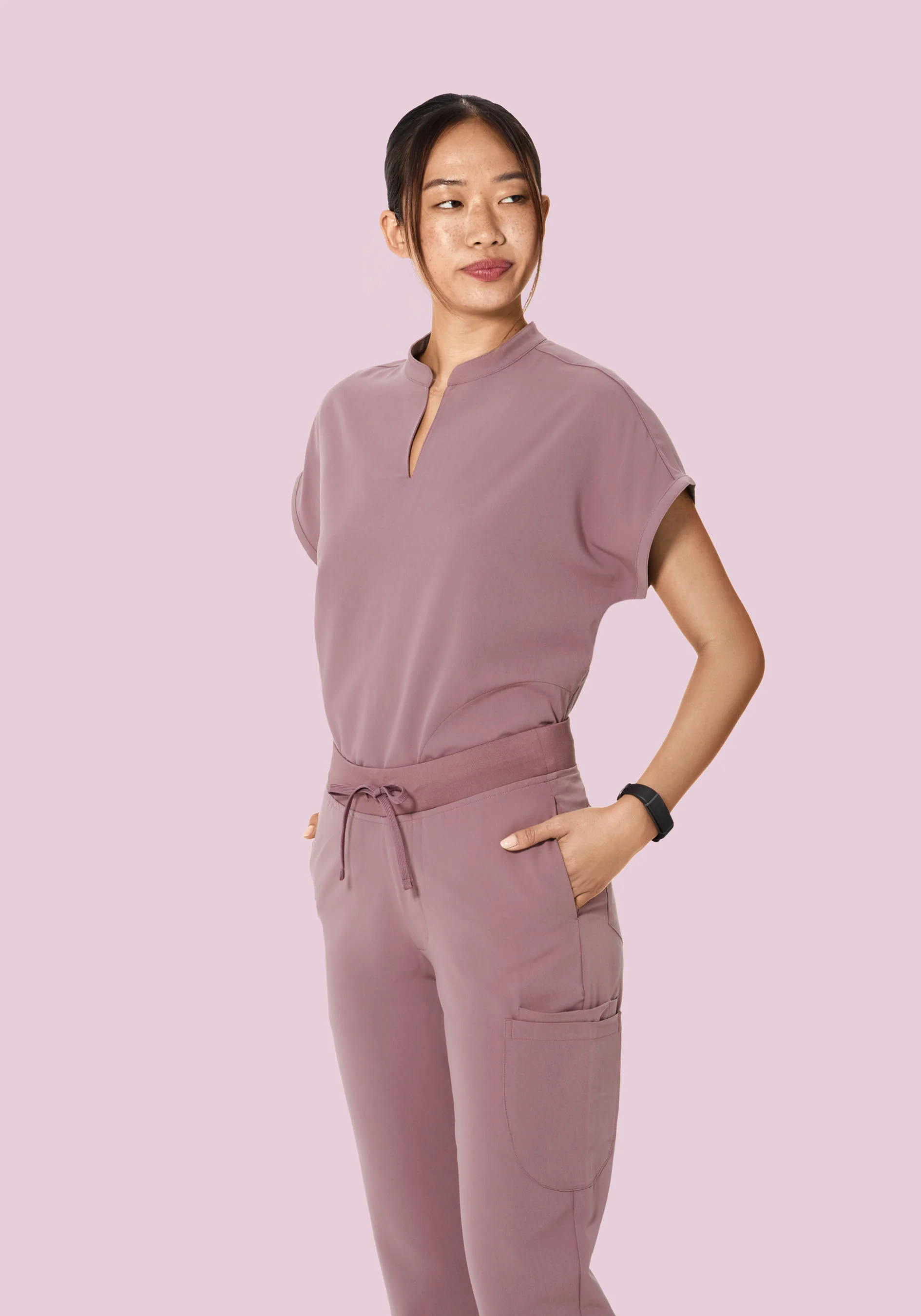 Mandarin Dolman Top Dusk - Image 2