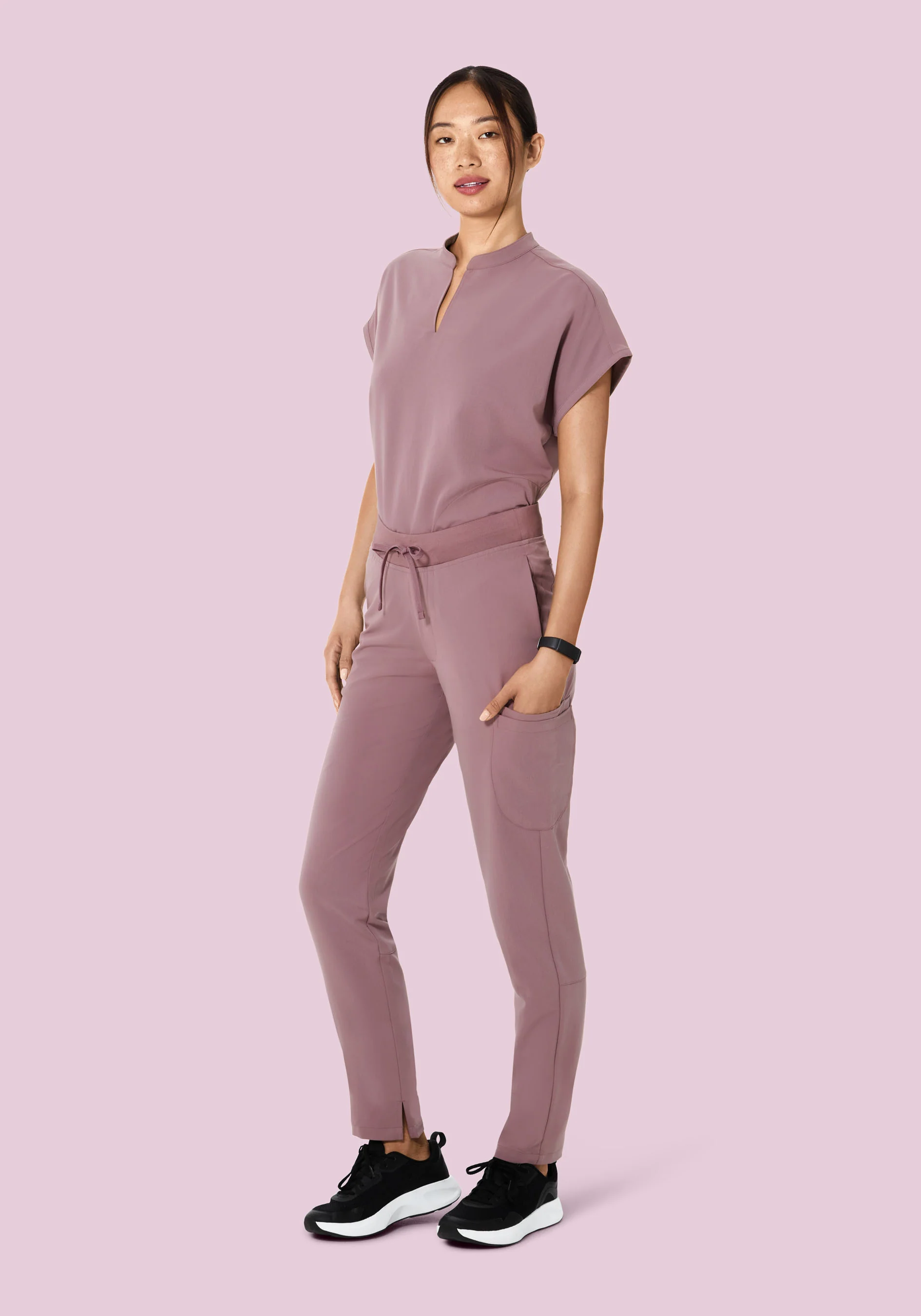 Mandarin Dolman Top Dusk - Image 3