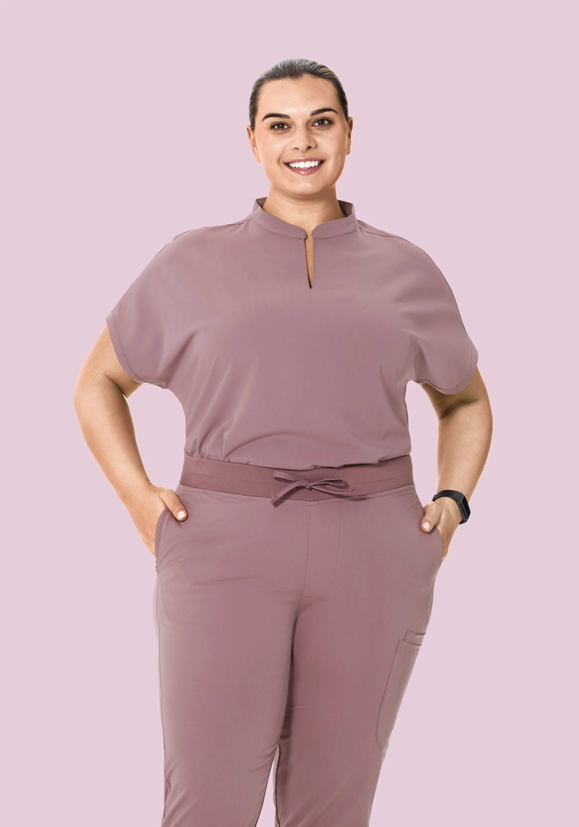 Mandarin Dolman Top Dusk - Image 6